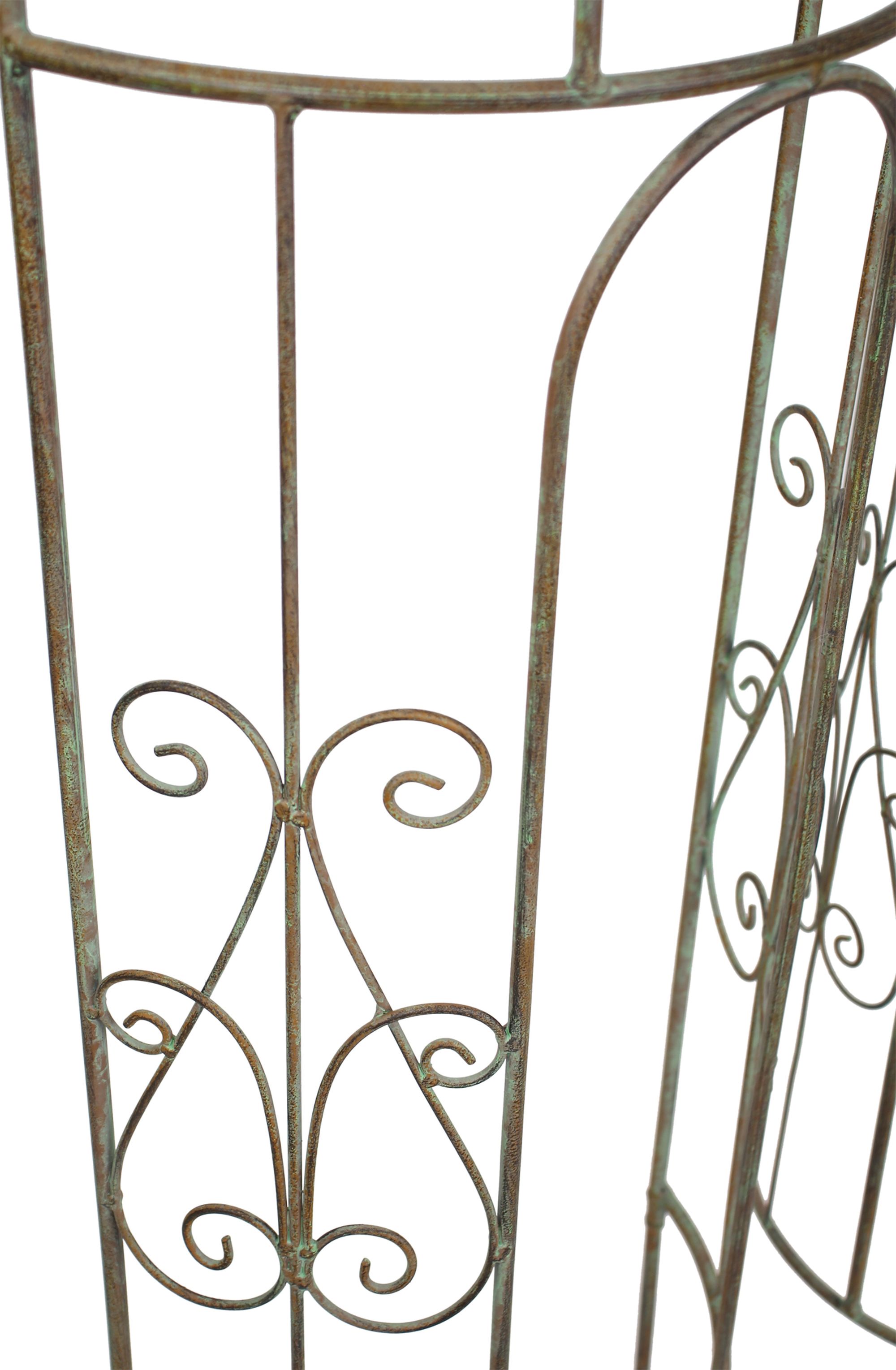 Rankturm "Lilie", 2er Set, halbrund im Frank Flechtwaren Online Shop für Gartenstecker kaufen Rankturm "Lilie", 2er Set, halbrund im Frank Flechtwaren Online Shop für Gartenstecker kaufen
