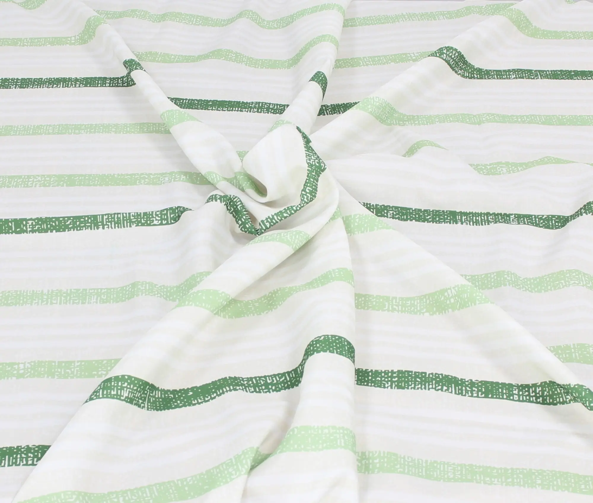 Tafeldecke "Green Stripes"  im Frank Flechtwaren Online Shop für Tafeldecken kaufen