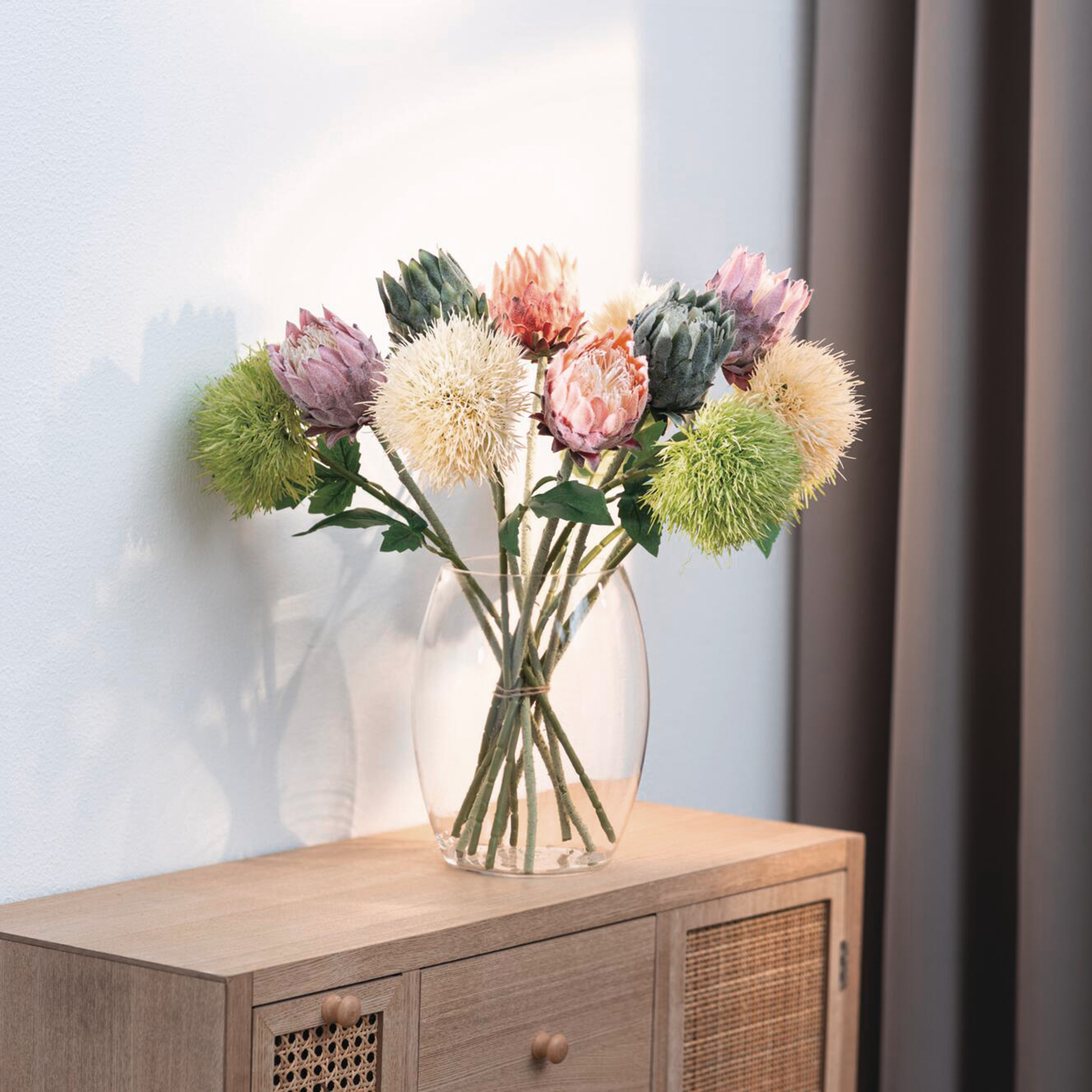 Pflanze "Kugelblume", 2er Set  im Frank Flechtwaren Online Shop für Kunstpflanzen kaufen