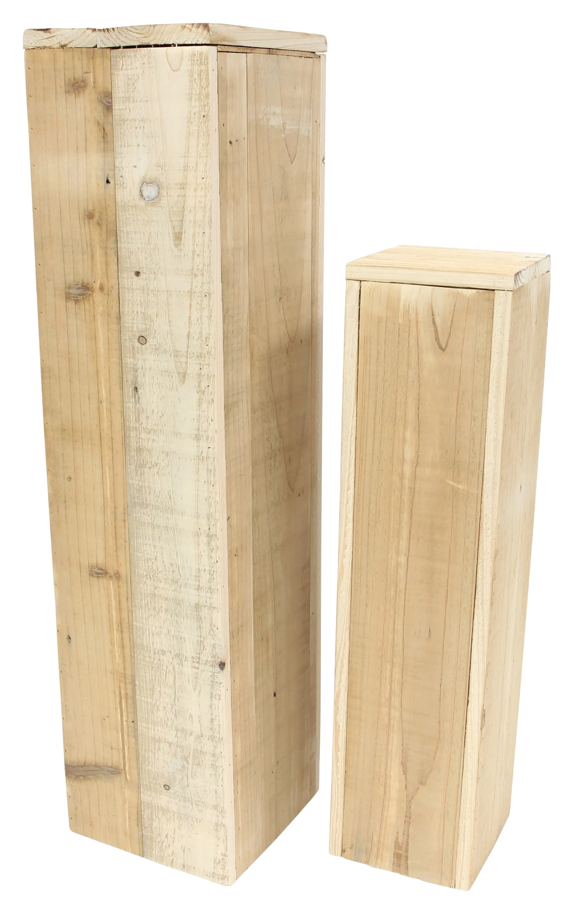 Säule "Rustikal", 2er Set im Frank Flechtwaren Online Shop für Dekosäulen kaufen Säule "Rustikal", 2er Set im Frank Flechtwaren Online Shop für Dekosäulen kaufen
