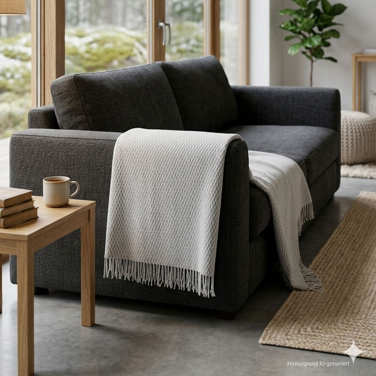 Kuscheldecke "Harmonie"  im Frank Flechtwaren Online Shop kaufen