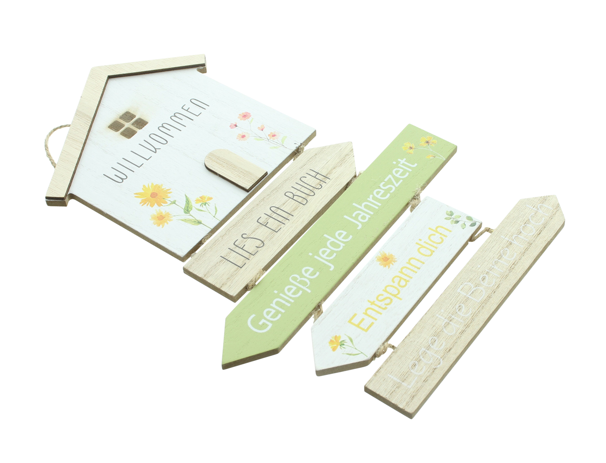 Schild "Weg zur Entspannung"  im Frank Flechtwaren Online Shop für Dekohänger kaufen