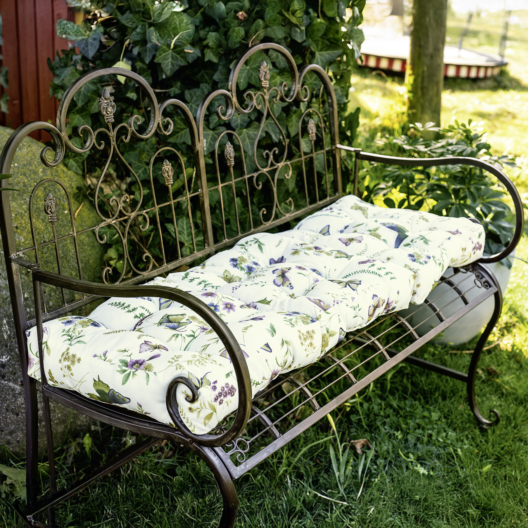 Sitzauflage "Sommerwiese", faltbar  im Frank Flechtwaren Online Shop kaufen