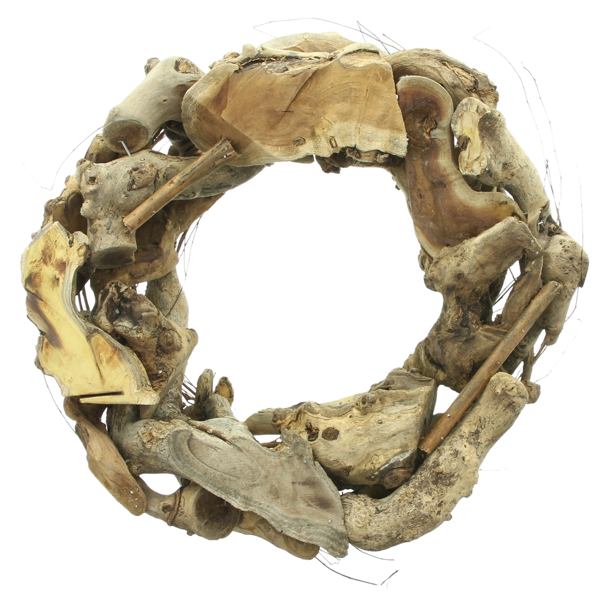 Kranz "Wurzelholz"  im Frank Flechtwaren Online Shop für Kränze kaufen