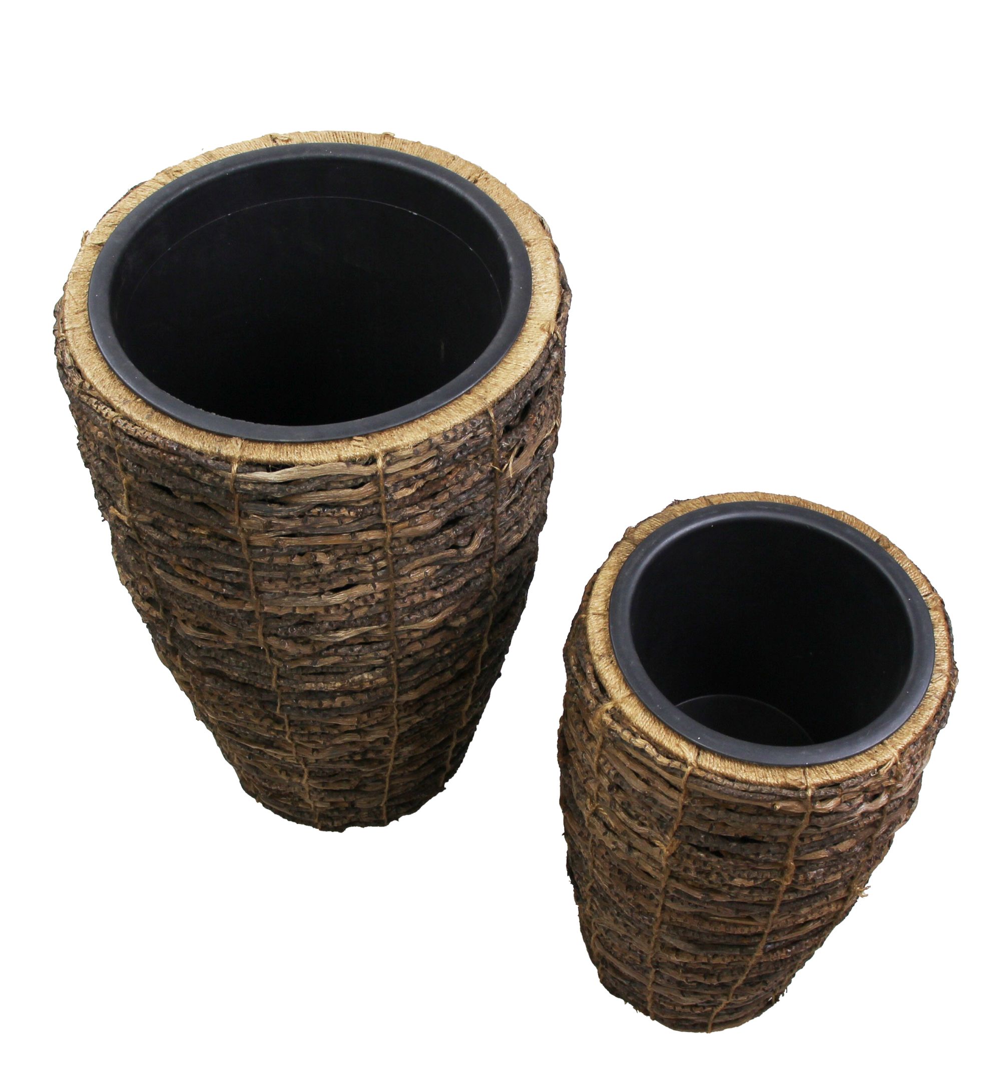Acheter Lot de 2 cache-pots "coconut" dans la boutique en ligne de Frank Flechtwaren pour Jardinières Acheter Lot de 2 cache-pots "coconut" dans la boutique en ligne de Frank Flechtwaren pour Jardinières