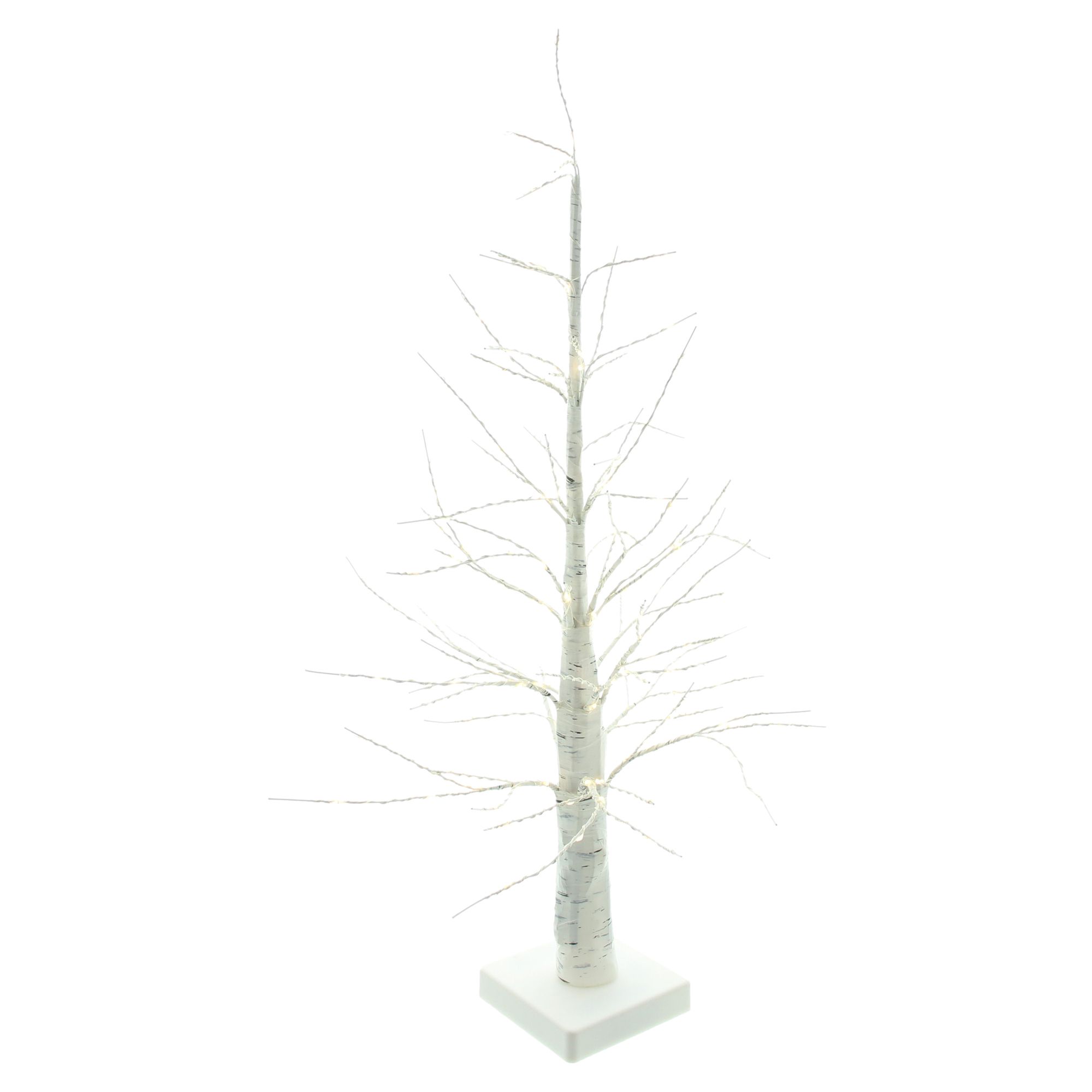Kleiner LED-Baum "White Christmas"  im Frank Flechtwaren Online Shop für Weihnachtliche LED-Deko kaufen