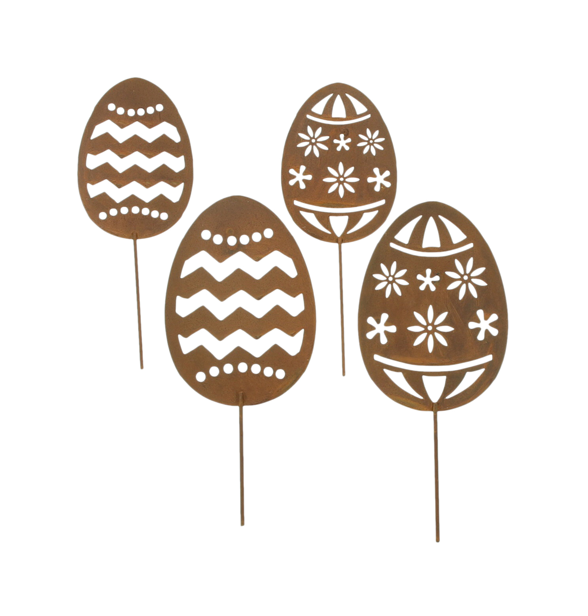 Blumenstecker "Osterei", 4er Set  im Frank Flechtwaren Online Shop für Streuer &amp; Stecker kaufen