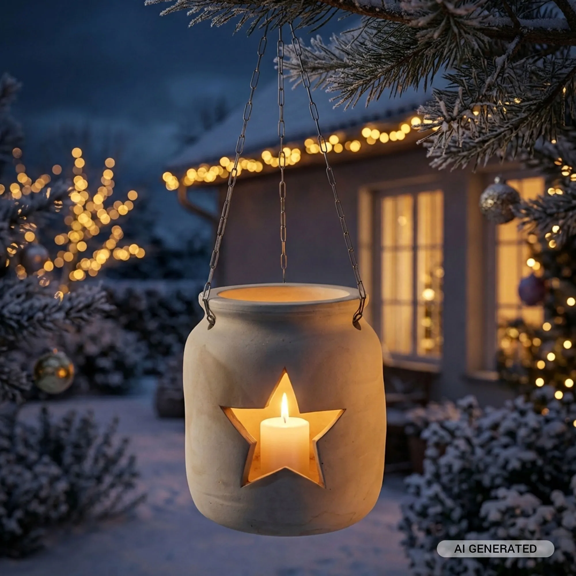 Windlicht "Big Star"  im Frank Flechtwaren Online Shop kaufen