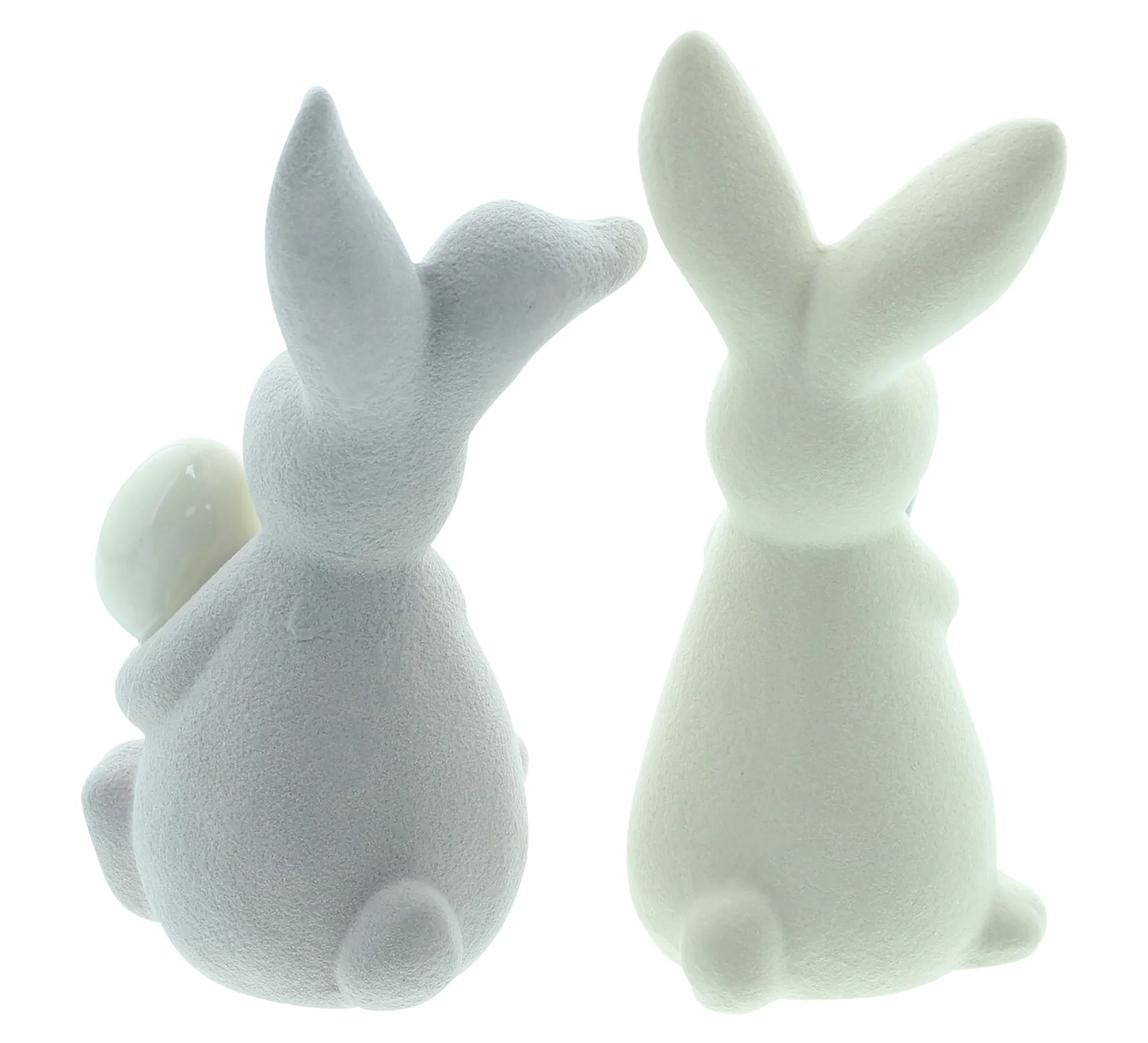 Hase "Herzchen &amp; Osterei", 2er Set  im Frank Flechtwaren Online Shop für Hasen &amp; Co kaufen