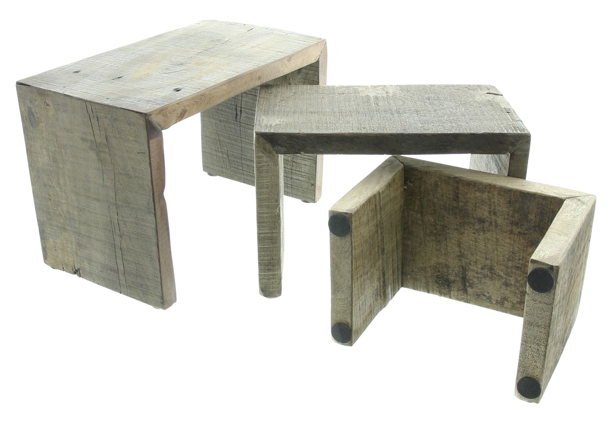 Dekobank "Rustikal", 3er Set im Frank Flechtwaren Online Shop für Vintage-Flair kaufen Dekobank "Rustikal", 3er Set im Frank Flechtwaren Online Shop für Vintage-Flair kaufen