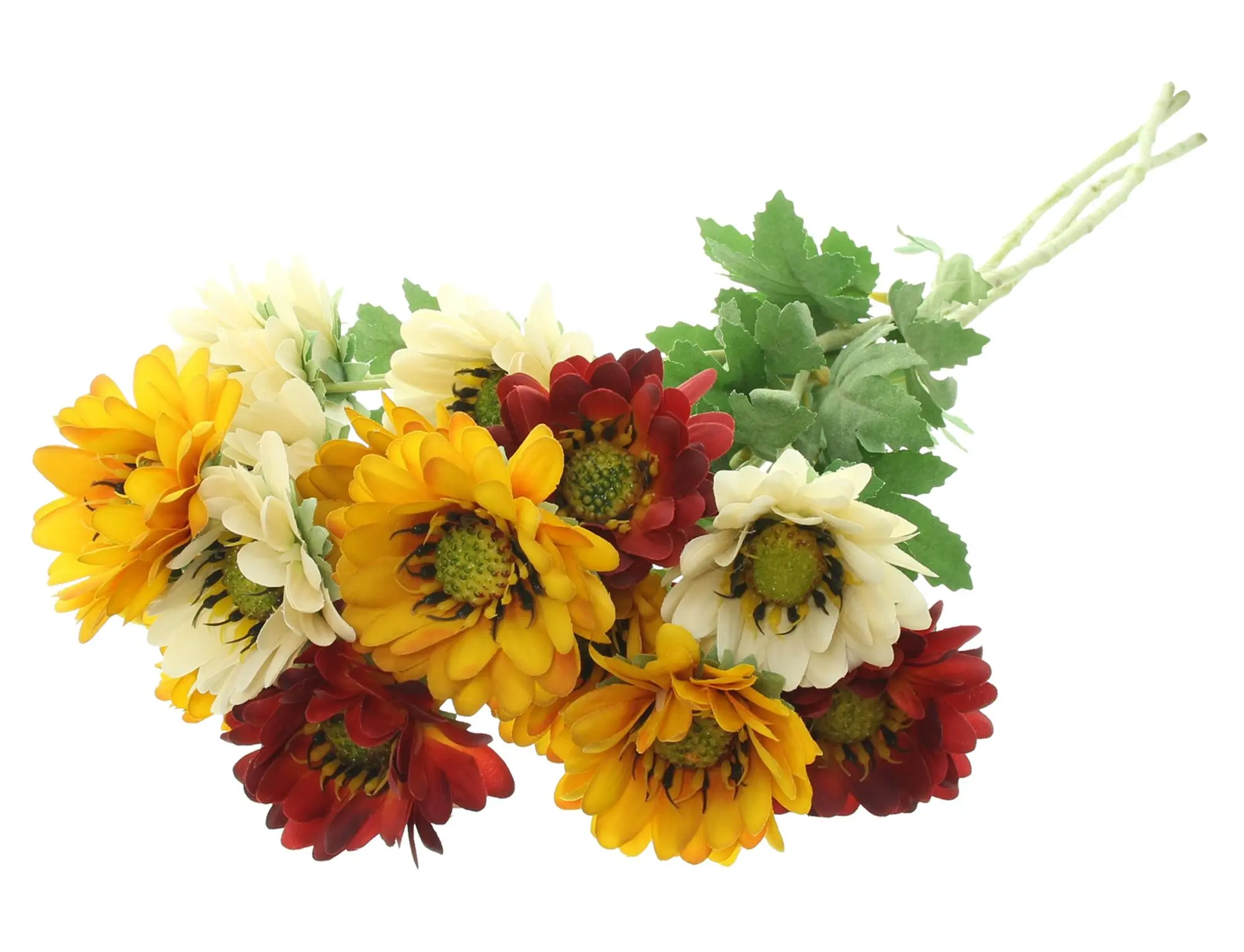 Kunstblume "Chrysantheme", 3er Set  im Frank Flechtwaren Online Shop für Herbstfarben kaufen