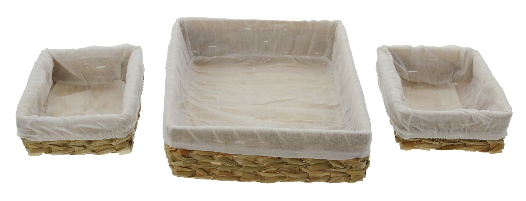 Eckiges Korbset, 3tlg. im Frank Flechtwaren Online Shop für Küche kaufen Eckiges Korbset, 3tlg. im Frank Flechtwaren Online Shop für Küche kaufen