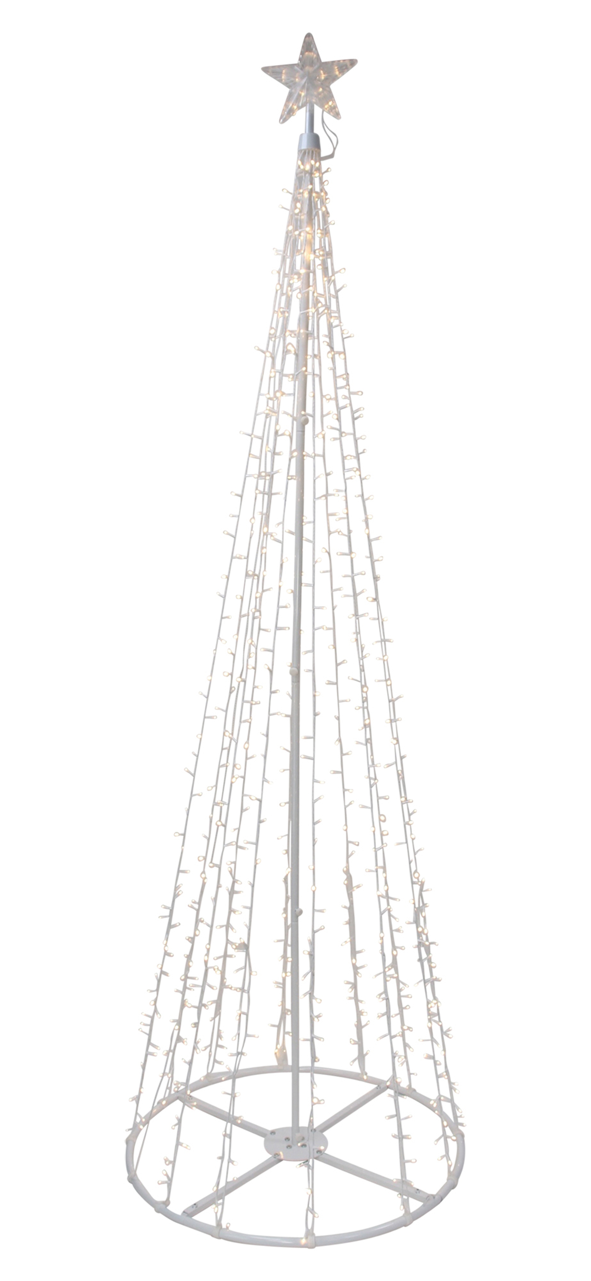 LED-Tanne "Kegel", riesengroß  im Frank Flechtwaren Online Shop für Gartendeko kaufen