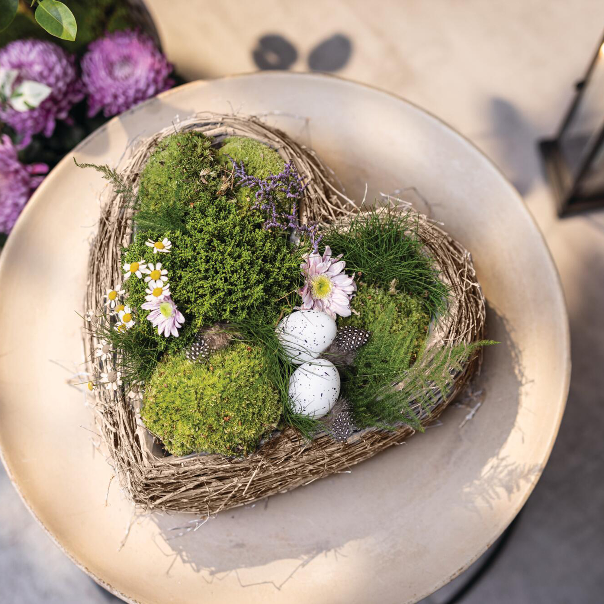 Pflanzer "Herz"  im Frank Flechtwaren Online Shop kaufen