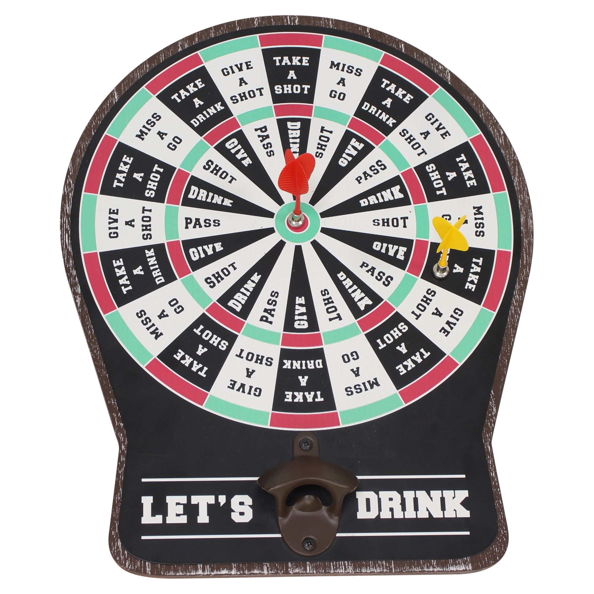 Dartscheibe "Take a Drink"  im Frank Flechtwaren Online Shop für Wanddeko kaufen