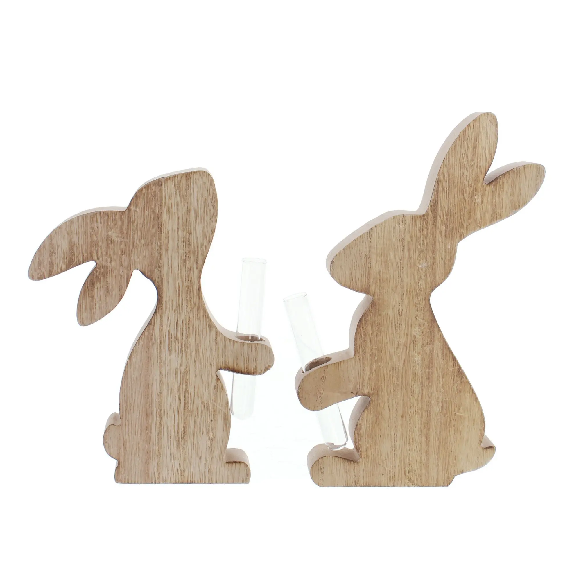 Hase mit Vase, 2er Set  im Frank Flechtwaren Online Shop für Ostern kaufen