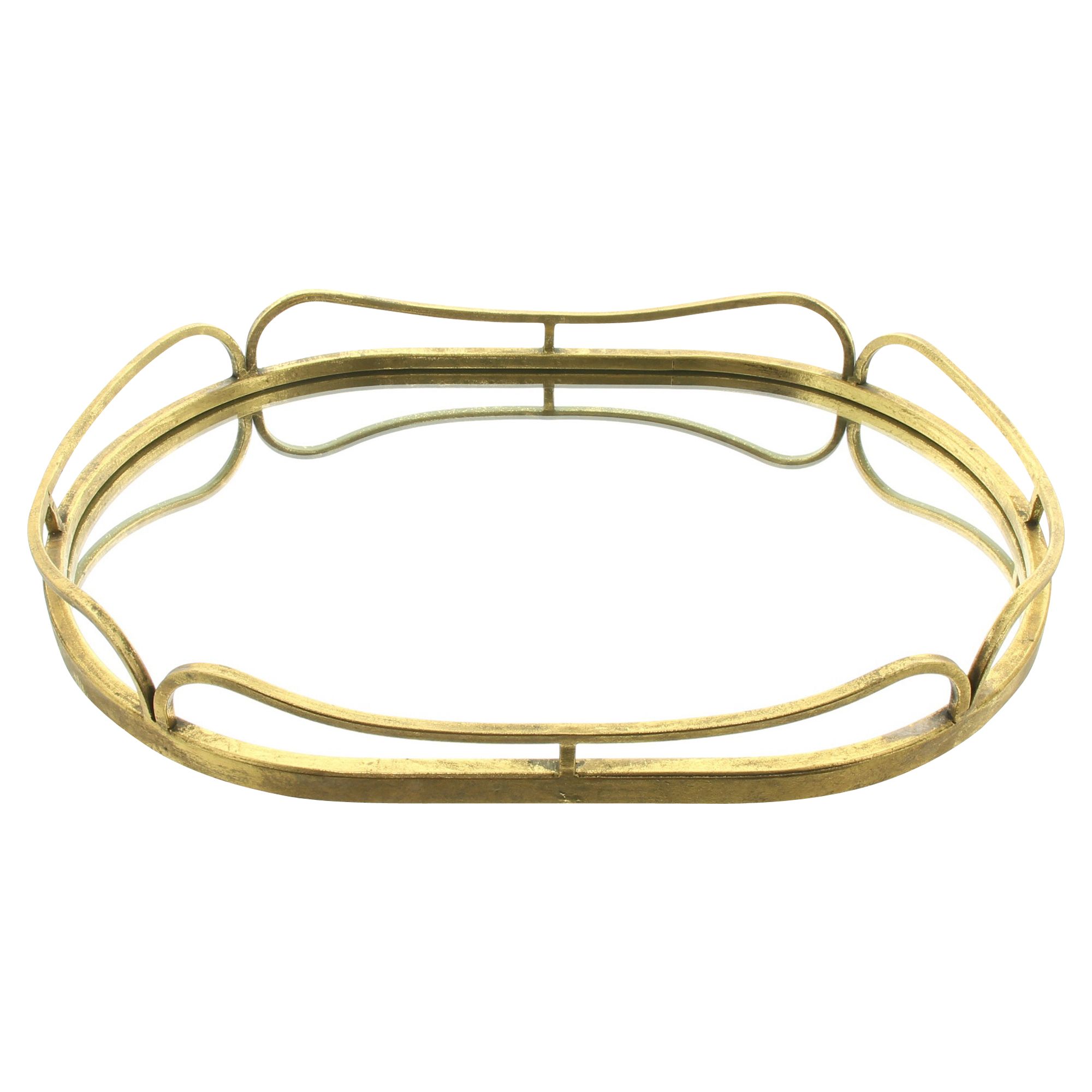 Spiegeltablett "Gold"  im Frank Flechtwaren Online Shop für  kaufen