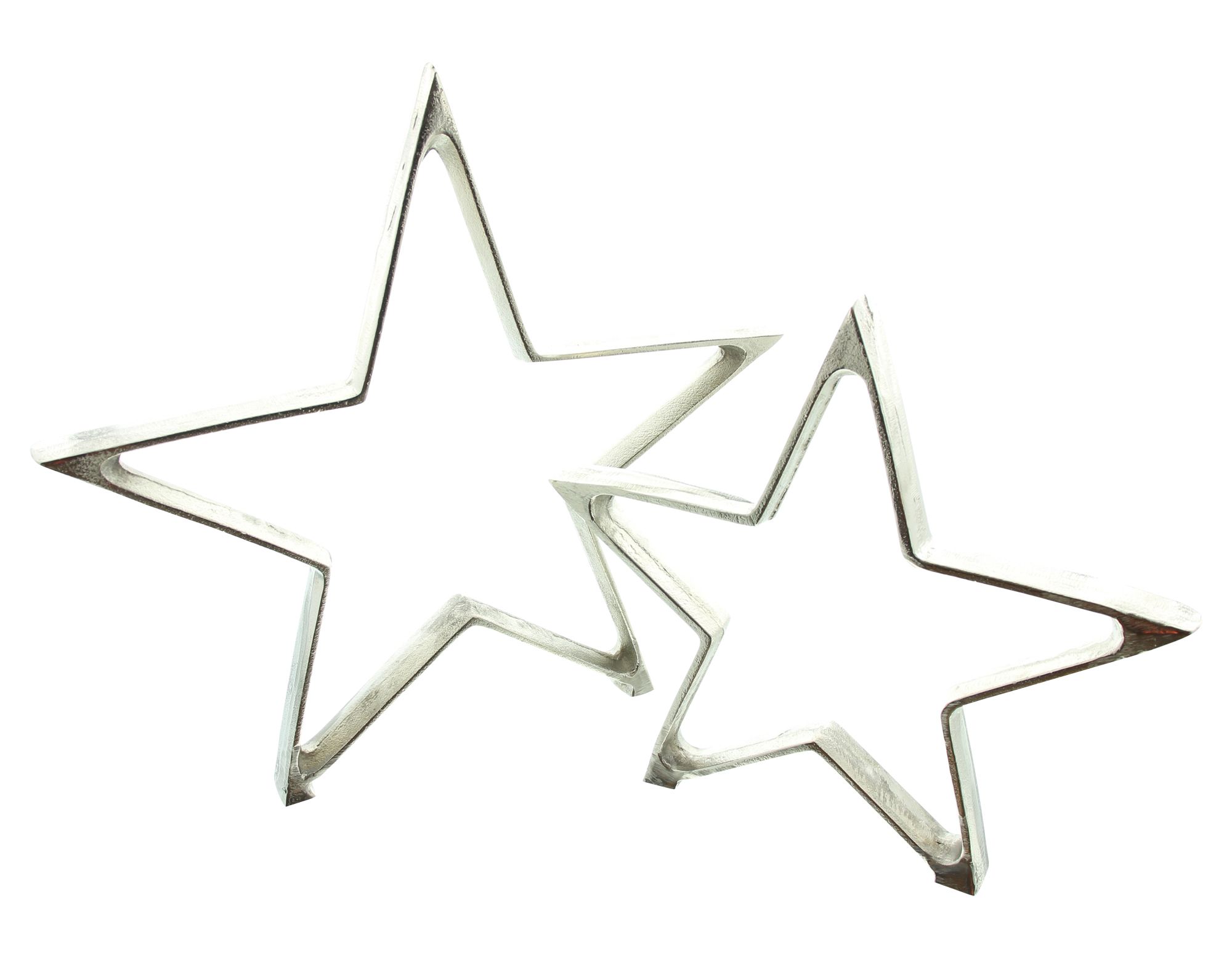 Stern "Silber", 2er Set im Frank Flechtwaren Online Shop für Weihnachten kaufen Stern "Silber", 2er Set im Frank Flechtwaren Online Shop für Weihnachten kaufen