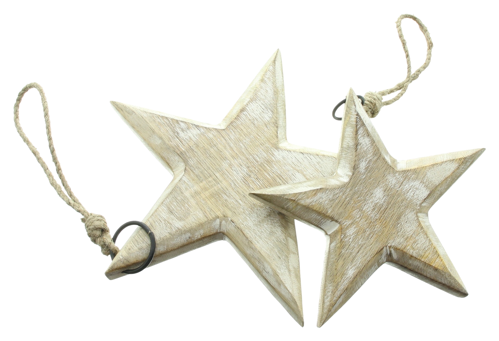 Hänger "Stern", 2er Set  im Frank Flechtwaren Online Shop für Weihnachten kaufen