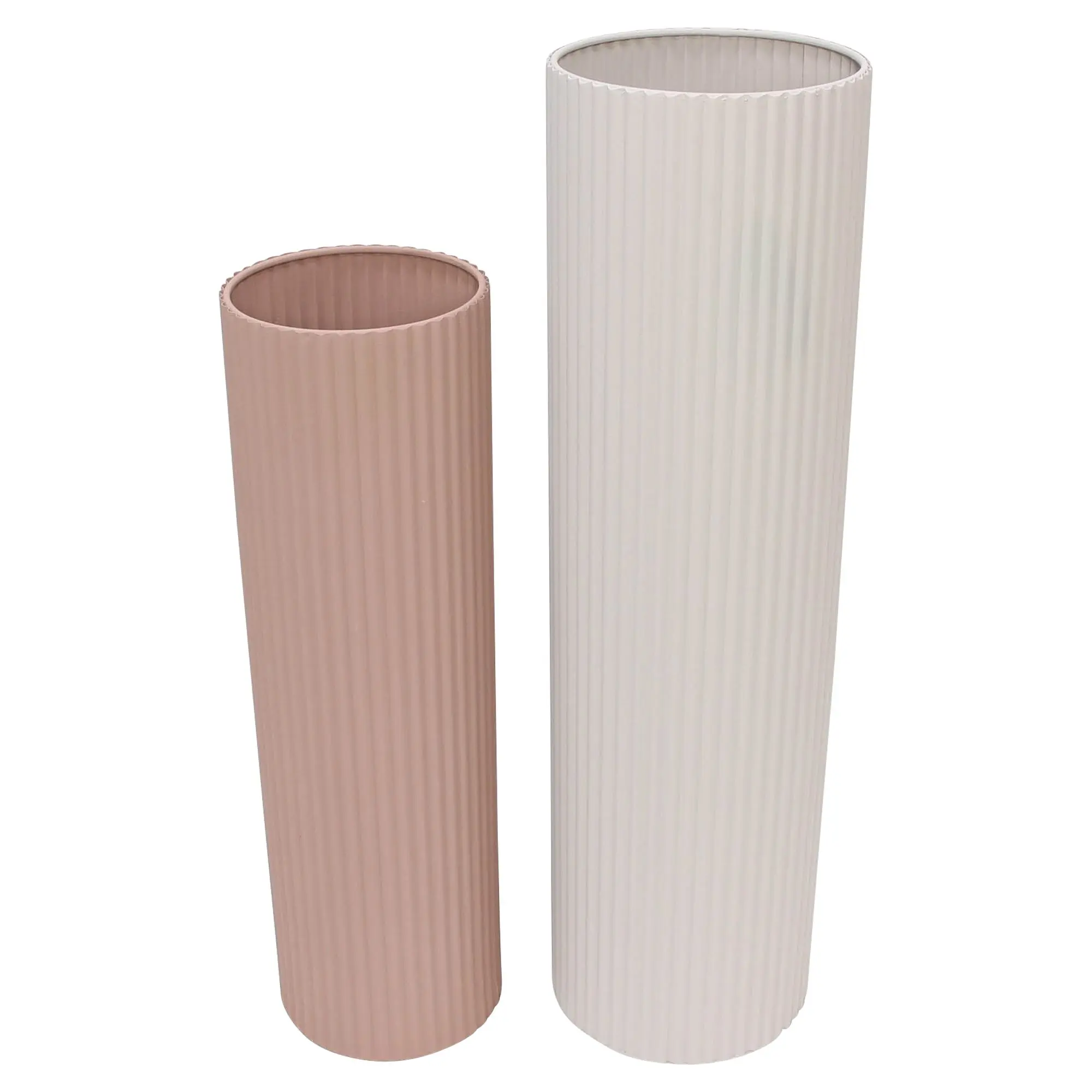 Deko-Säule "Pastell", 2er Set  im Frank Flechtwaren Online Shop für Dekosäulen kaufen