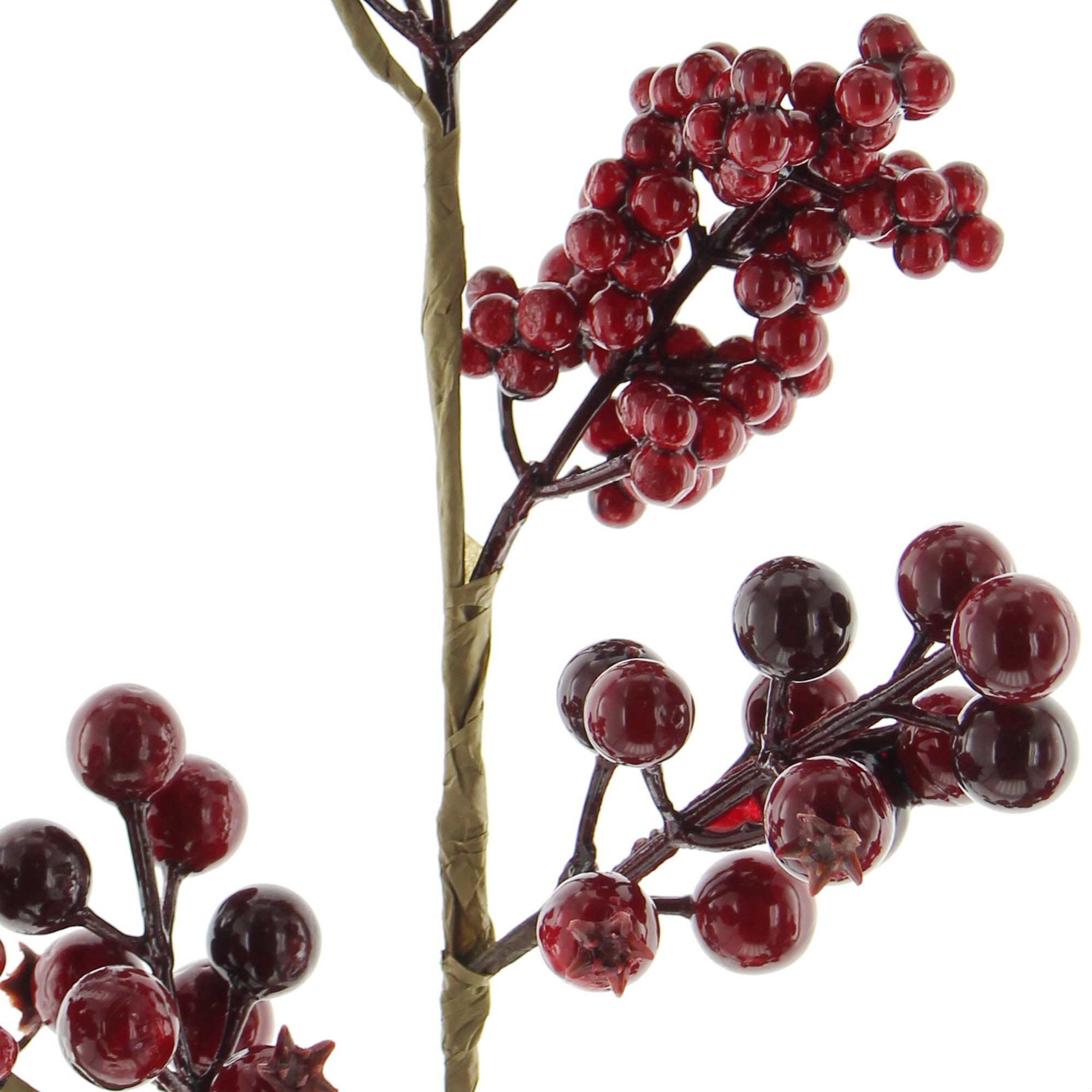 Deko-Zweig "Rote Beeren" im Frank Flechtwaren Online Shop für Weihnachten kaufen Deko-Zweig "Rote Beeren" im Frank Flechtwaren Online Shop für Weihnachten kaufen