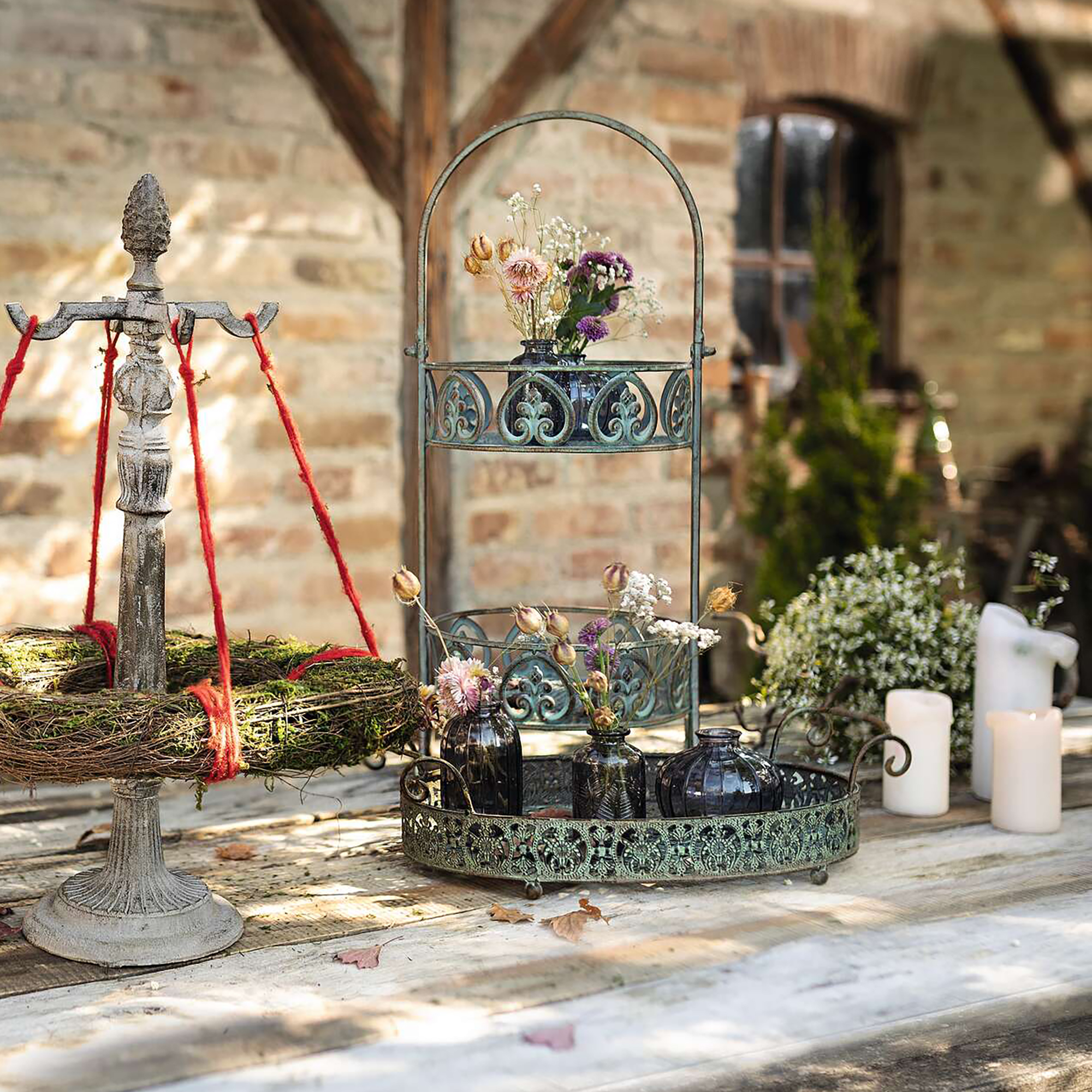 Etagere "Ornamente"  im Frank Flechtwaren Online Shop kaufen