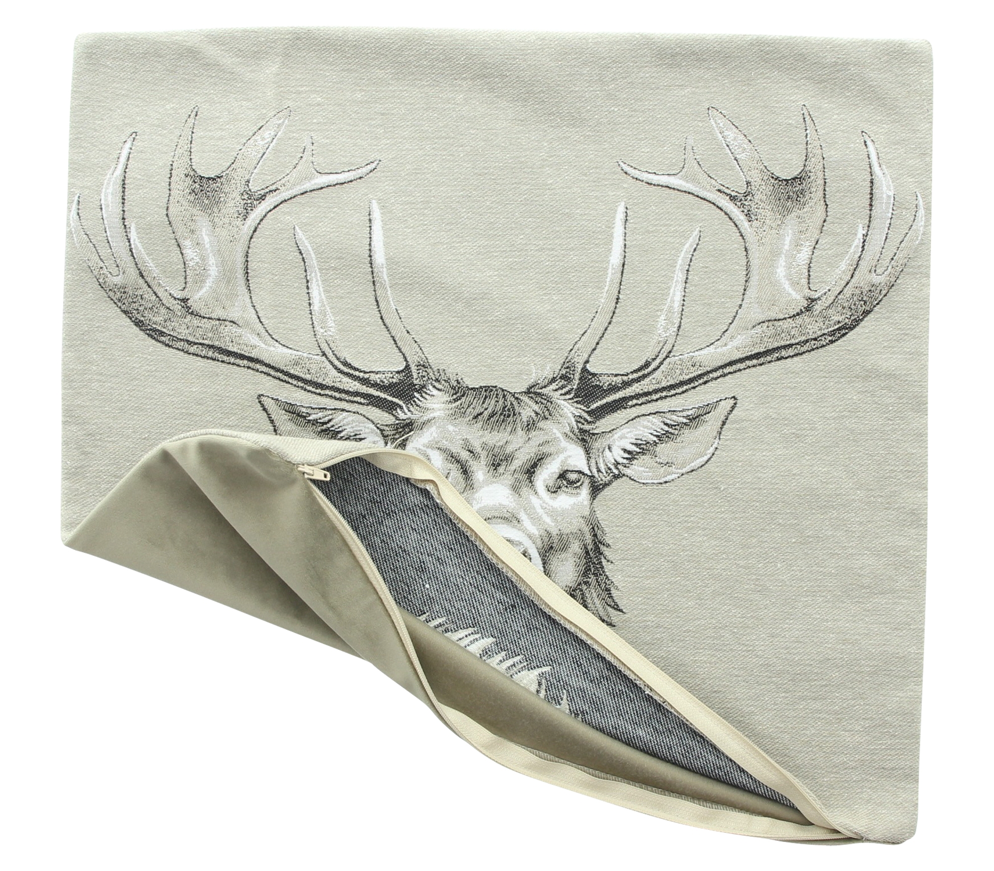 Kissenhülle "Cozy Deer"  im Frank Flechtwaren Online Shop für Kissenhüllen kaufen