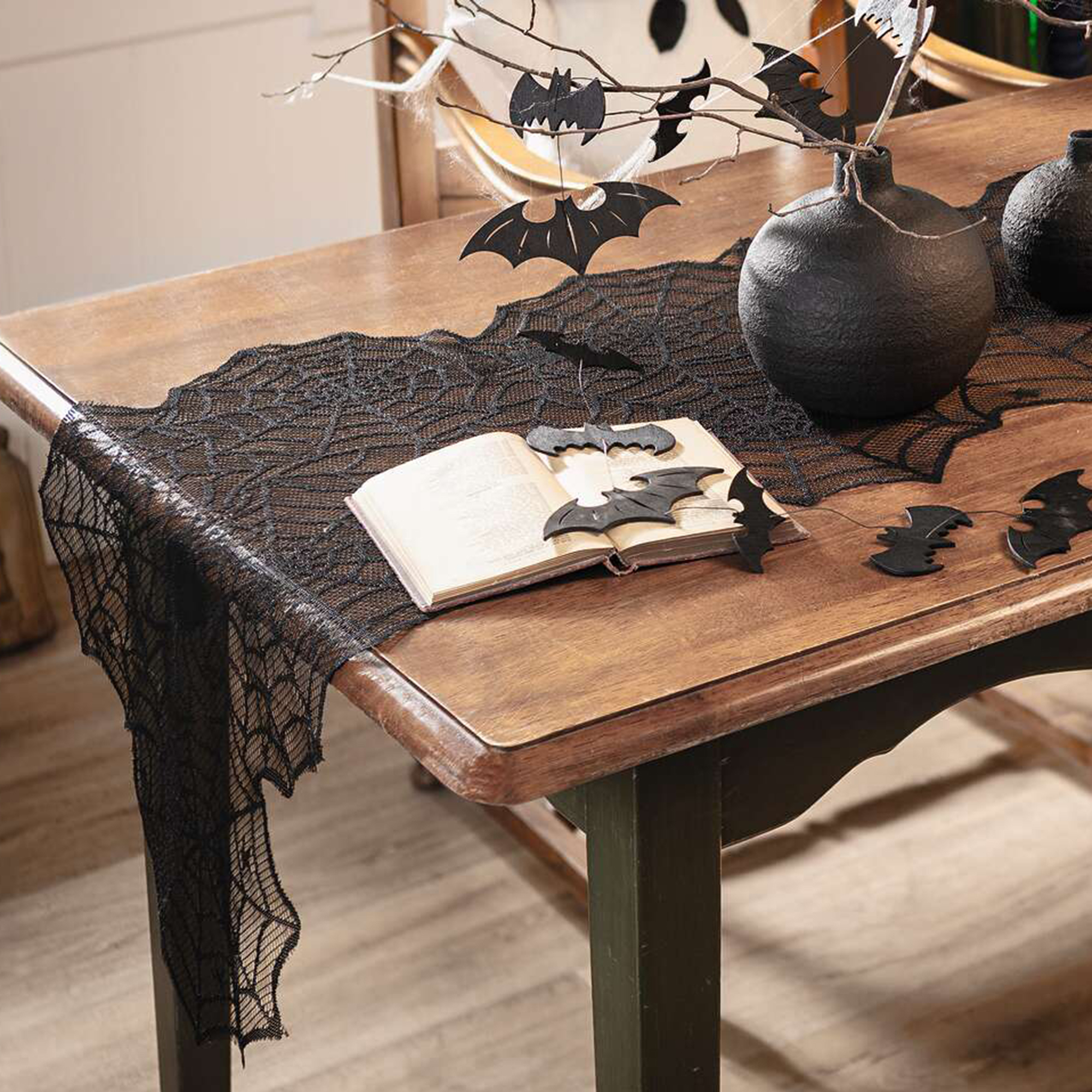 Tischläufer "Gruselspinnen"  im Frank Flechtwaren Online Shop kaufen