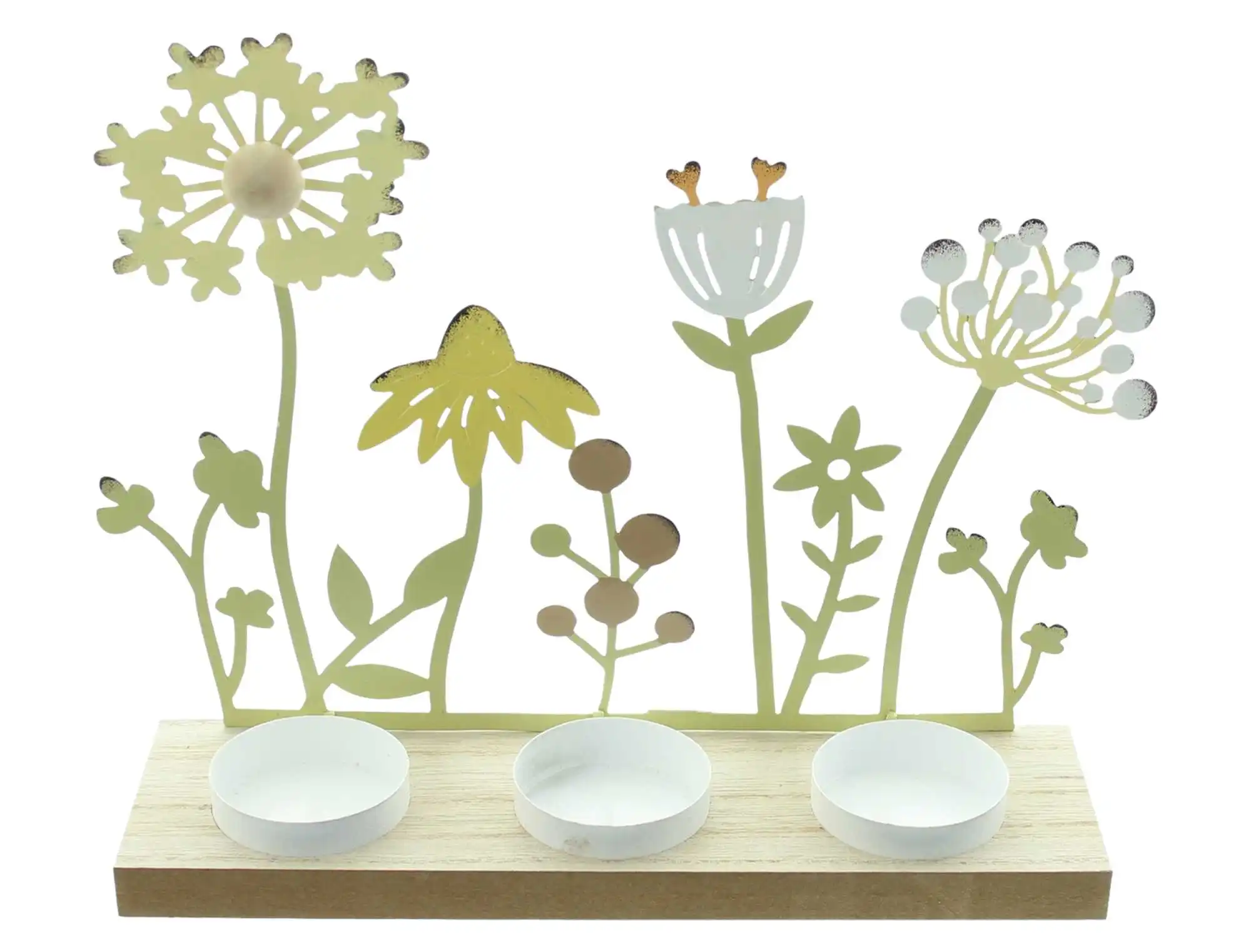 Teelichthalter "Blumenwiese"  im Frank Flechtwaren Online Shop für Teelichthalter kaufen