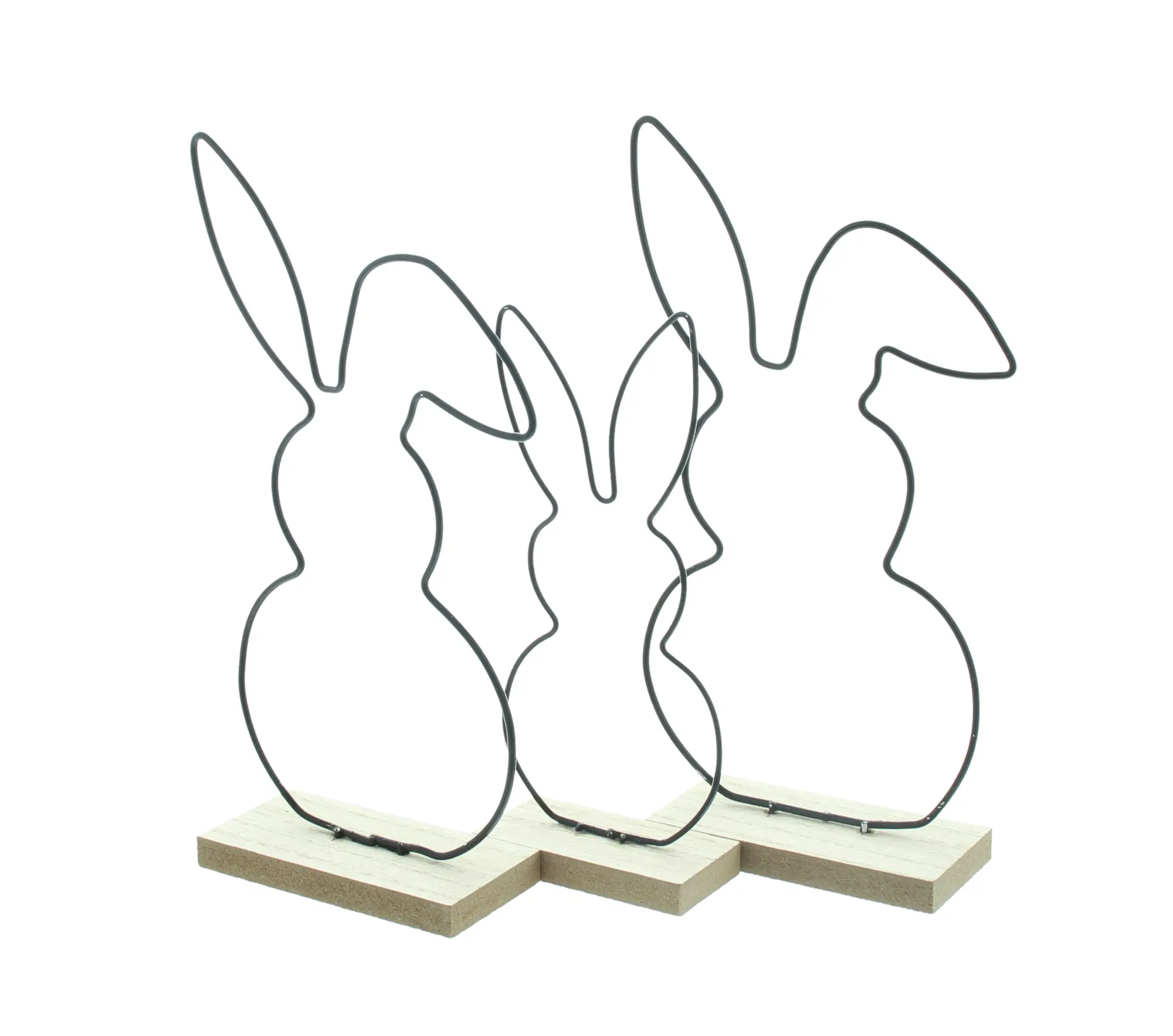 Osterdeko "Hasen", 3er Set  im Frank Flechtwaren Online Shop für Gerade eingetroffen kaufen