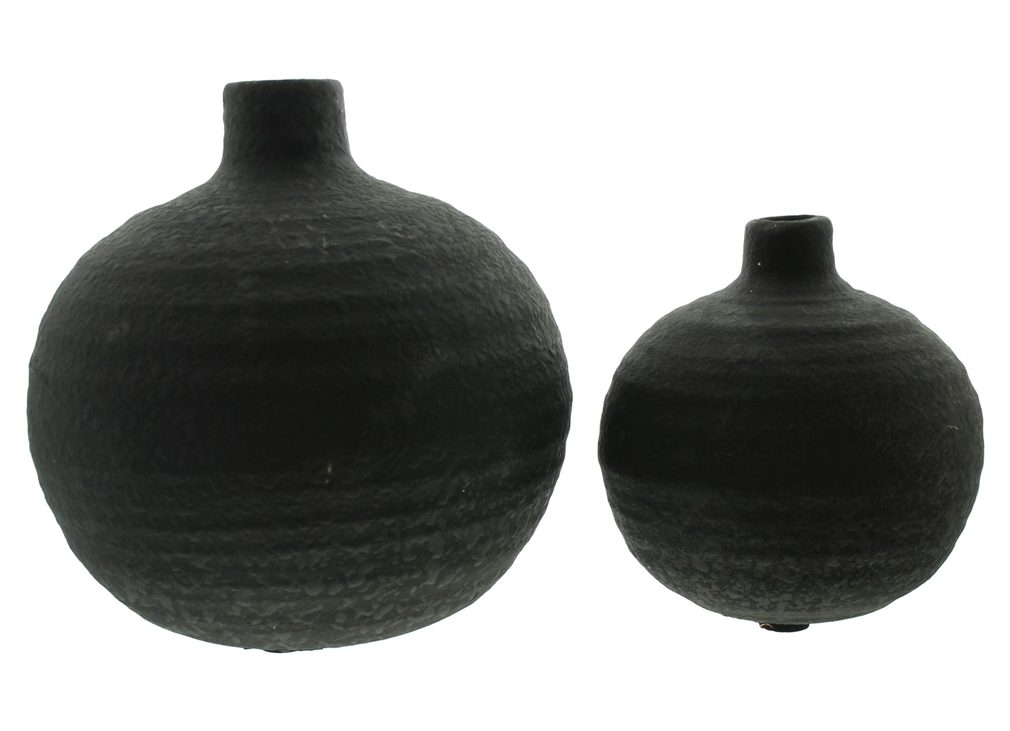 Dekovase "Noir", 2er Set  im Frank Flechtwaren Online Shop kaufen