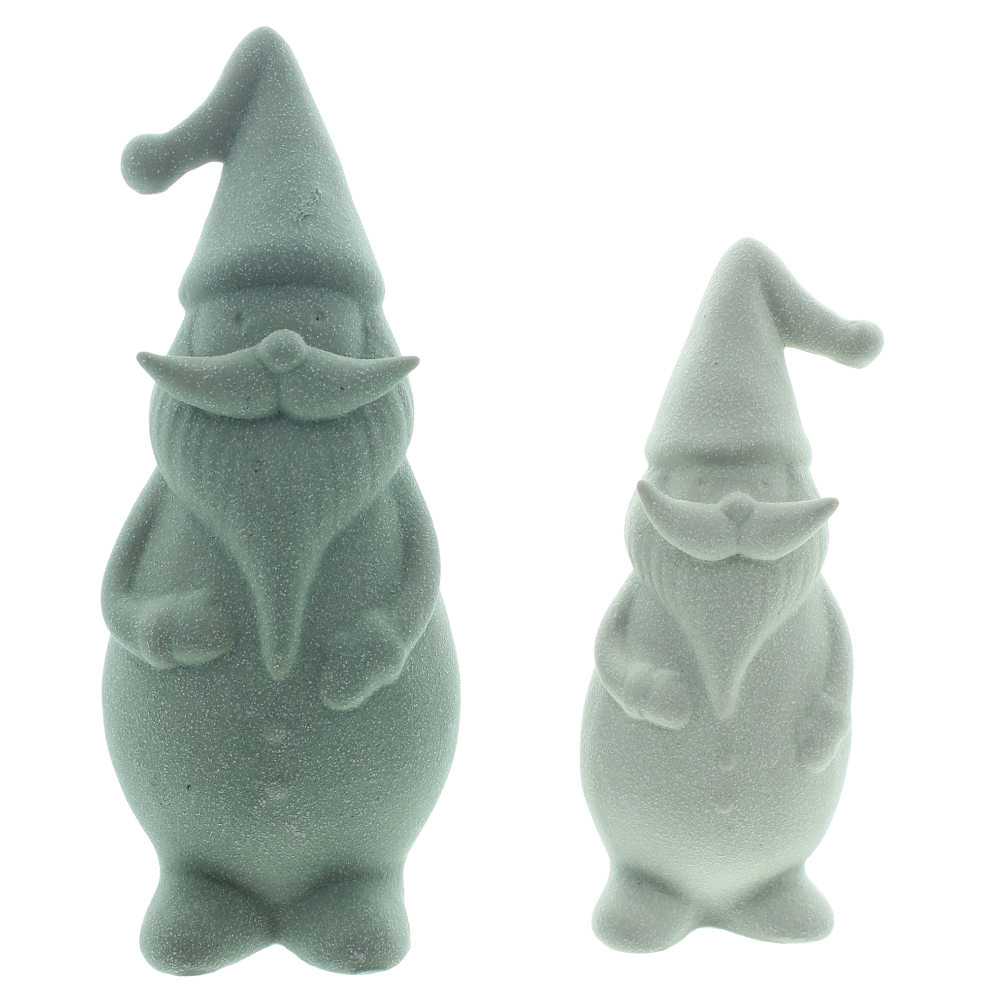 Santa "Green", 2er Set  im Frank Flechtwaren Online Shop für Weihnachtsmänner kaufen