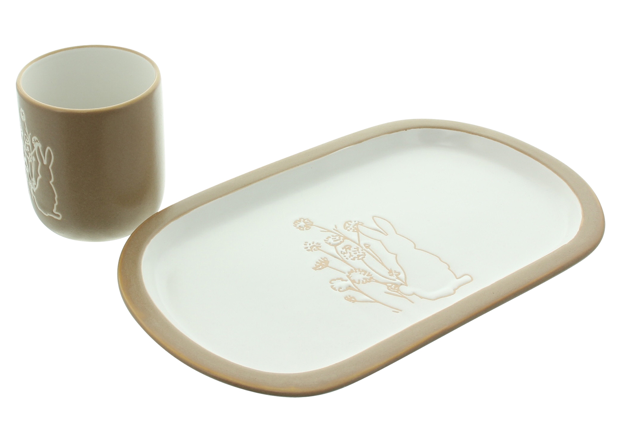 Geschirrset "Frühlingshäschen", 2tlg.  im Frank Flechtwaren Online Shop für Gerade eingetroffen kaufen