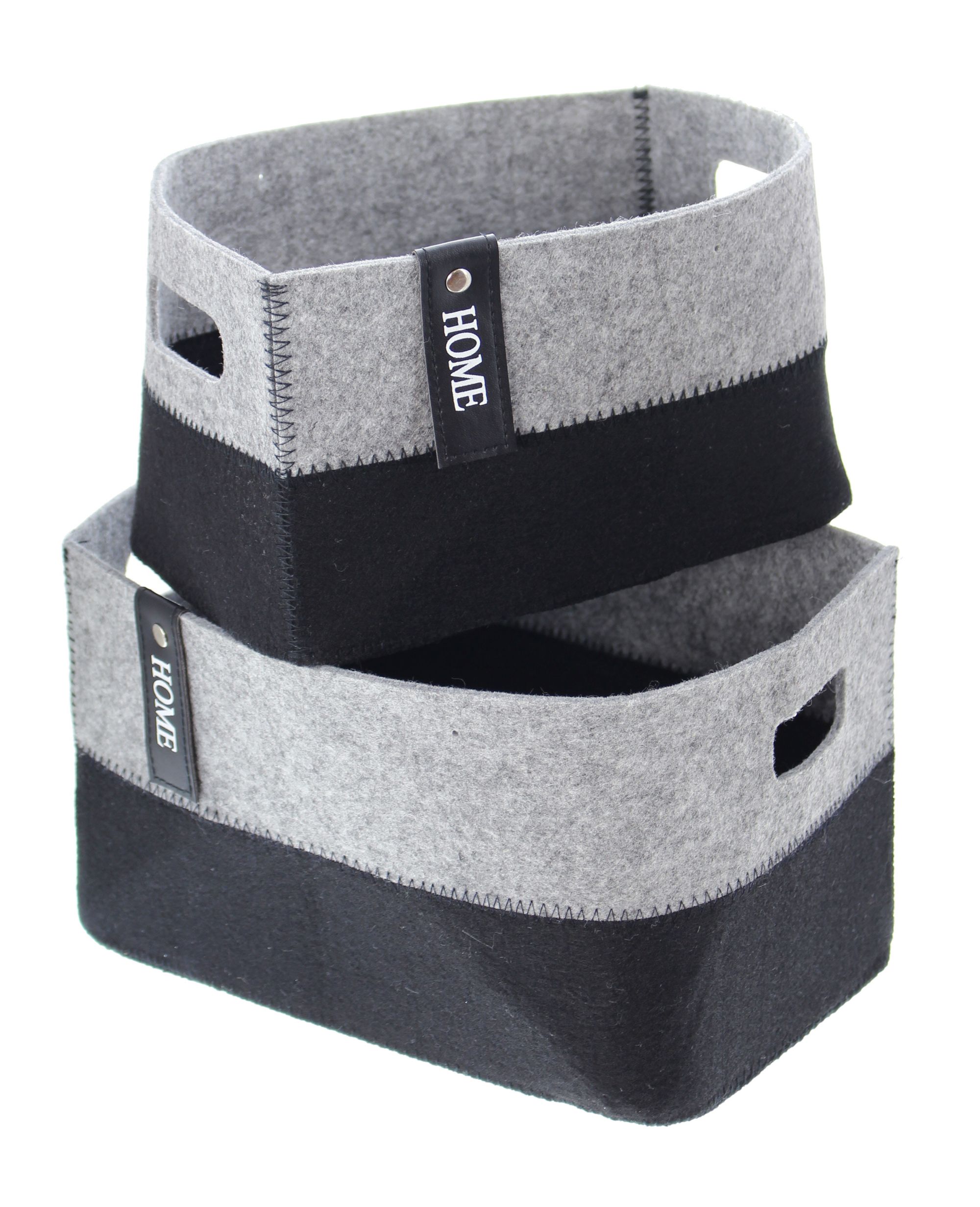 Acheter Lot de 2 paniers universels "feutrine"  dans la boutique en ligne de Frank Flechtwaren pour Paniers de remplissage &amp; universels