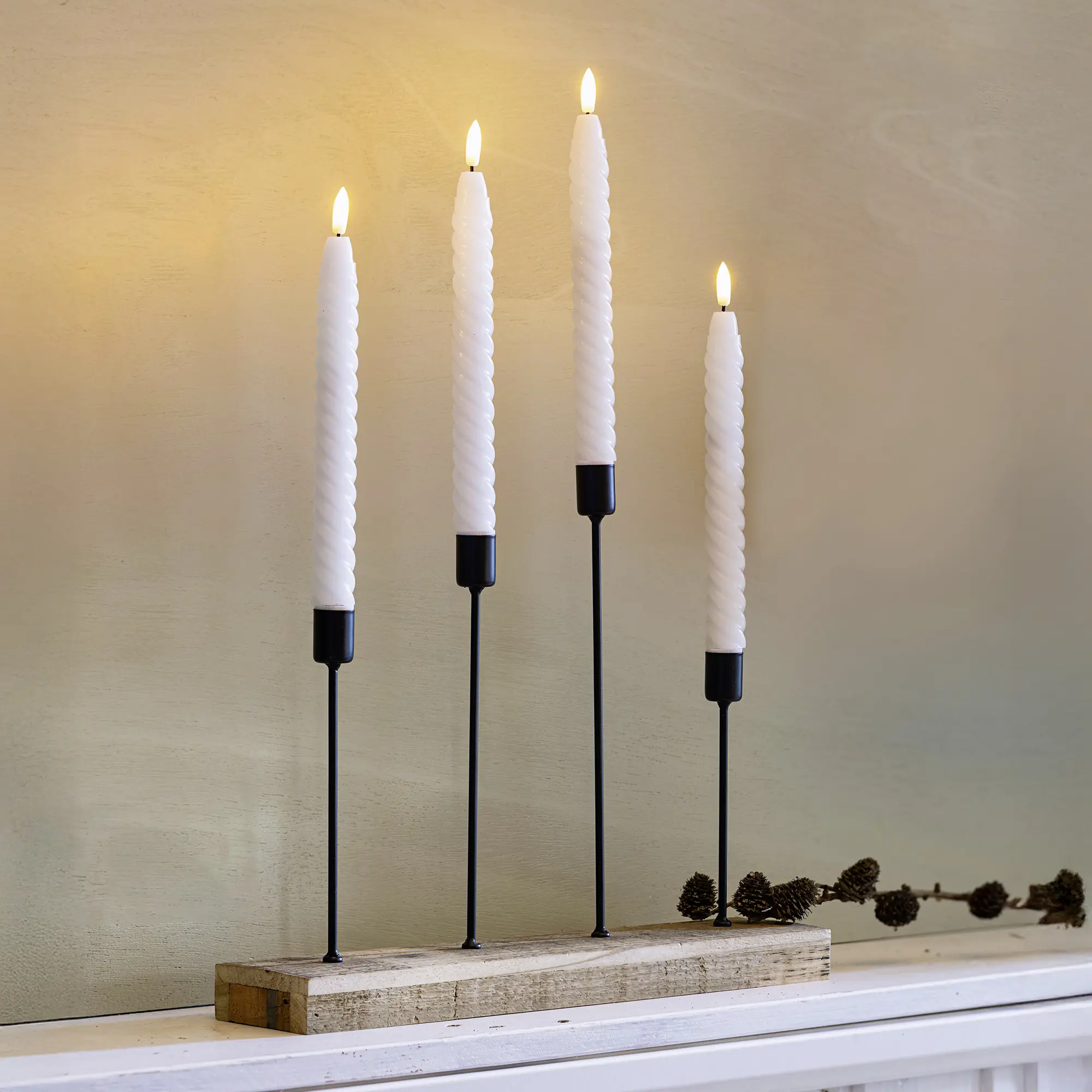 Stabkerzenhalter "Pure Rustic"  im Frank Flechtwaren Online Shop kaufen
