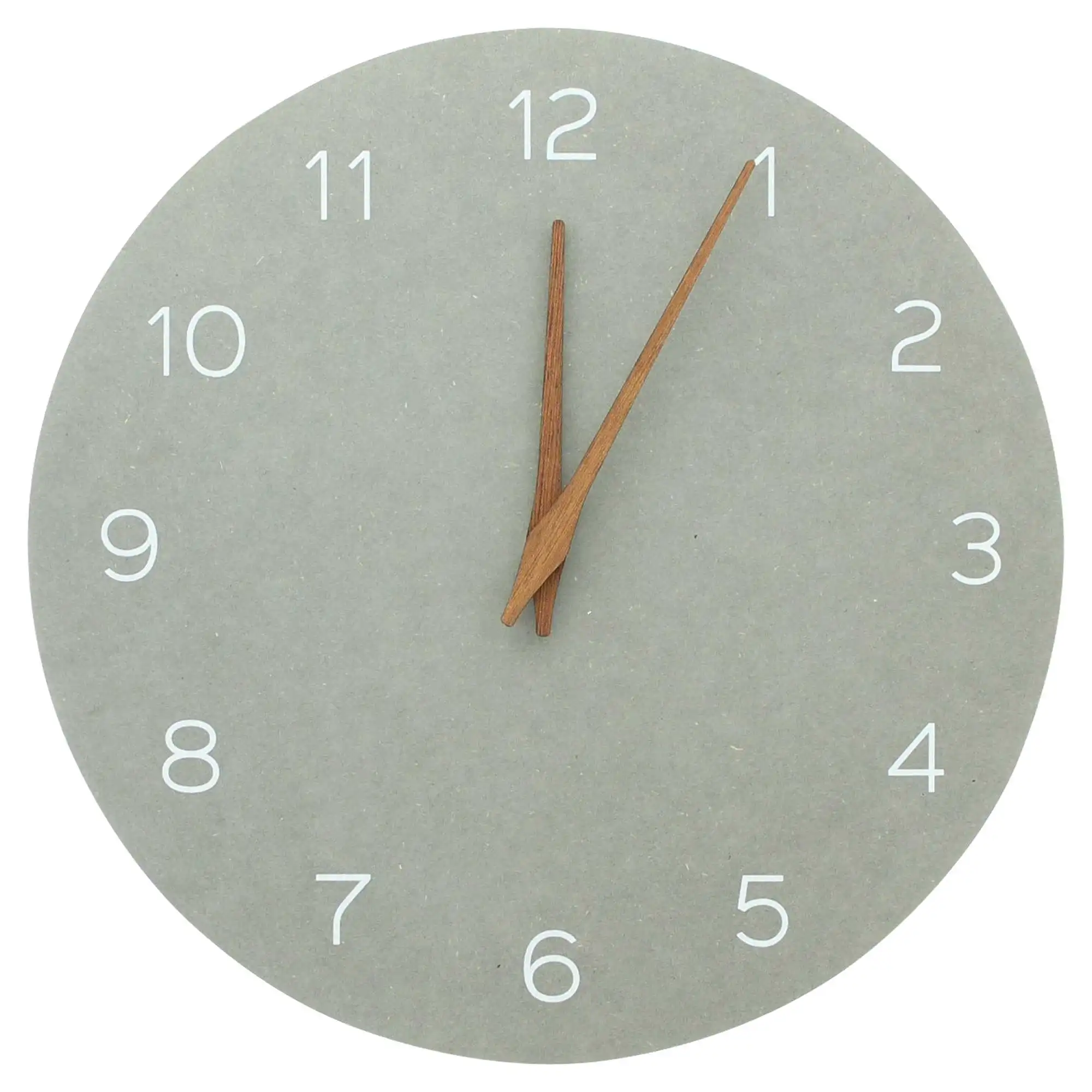 Wanduhr "Grau"  im Frank Flechtwaren Online Shop für Uhren kaufen