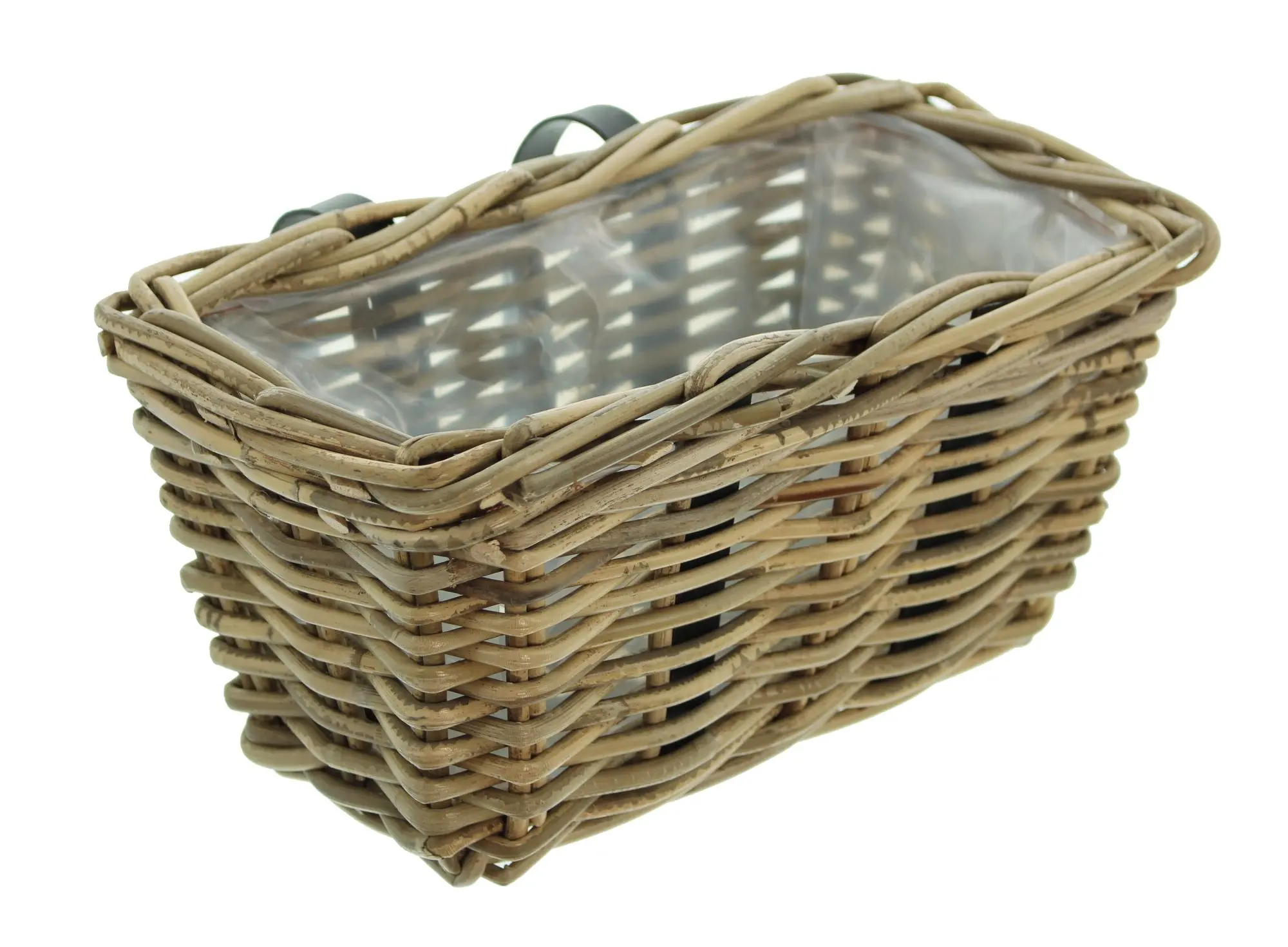 Balkonpflanzer "Rattan", klein  im Frank Flechtwaren Online Shop für Pflanztöpfe kaufen