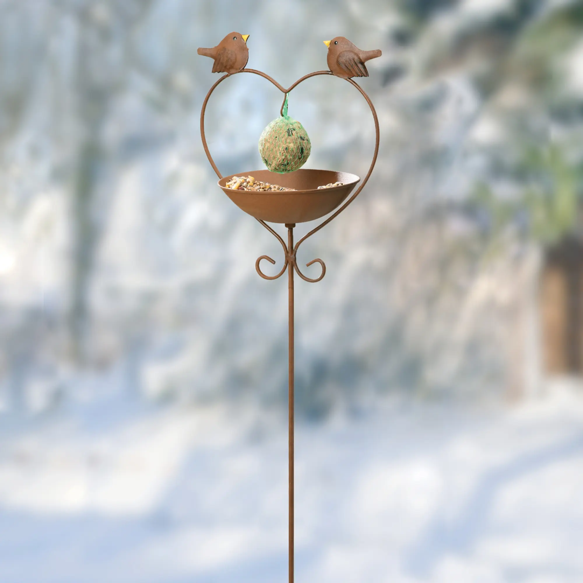 Vogeltränke "Herz"  im Frank Flechtwaren Online Shop kaufen