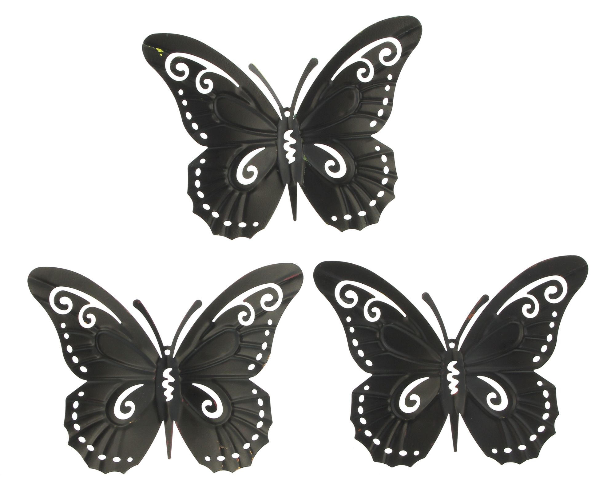 Metalldeko "Schmetterling", 3er Set im Frank Flechtwaren Online Shop für Herbst kaufen Metalldeko "Schmetterling", 3er Set im Frank Flechtwaren Online Shop für Herbst kaufen