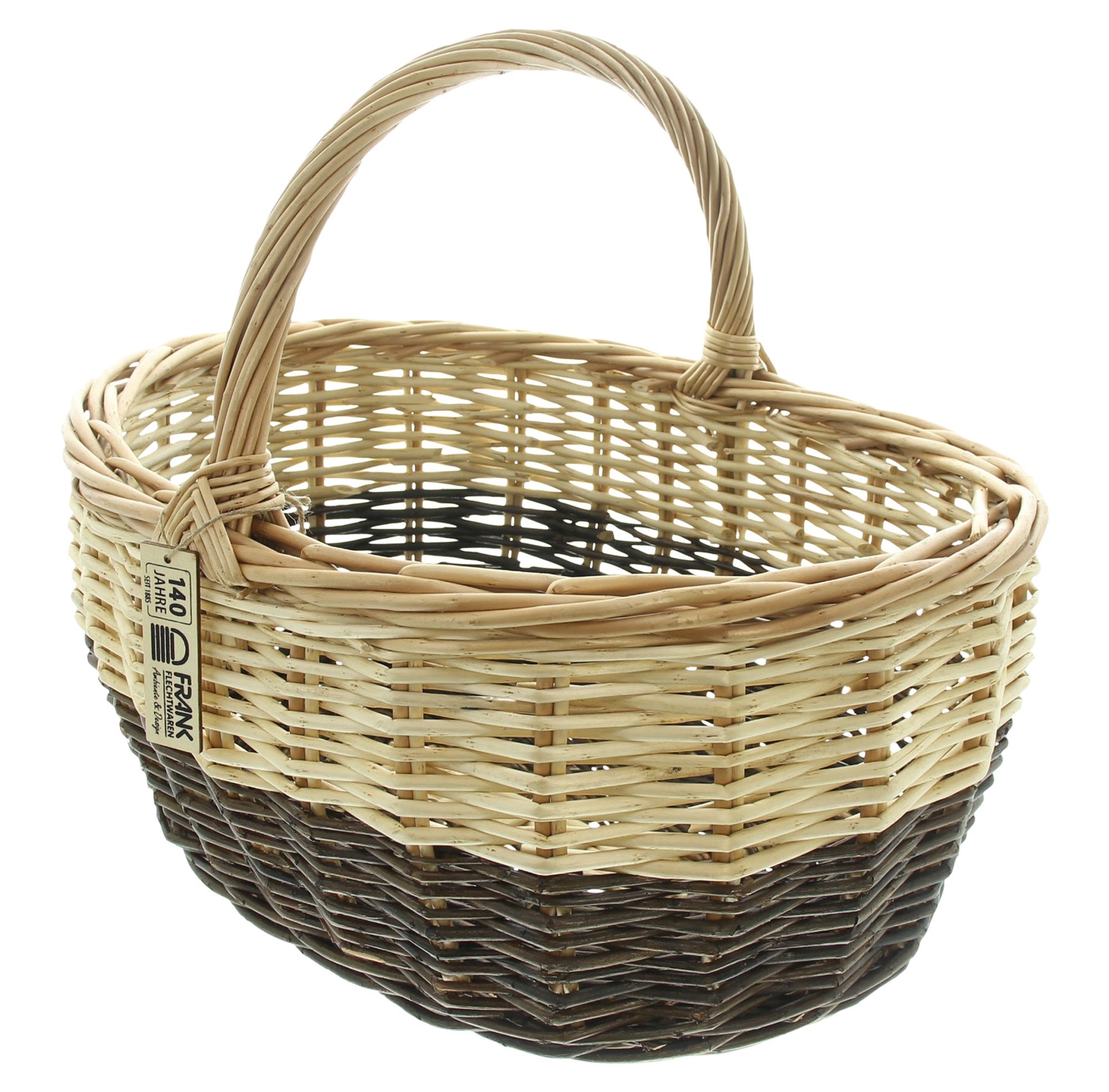 Einkaufskorb "Bicolor"  im Frank Flechtwaren Online Shop für Küche kaufen