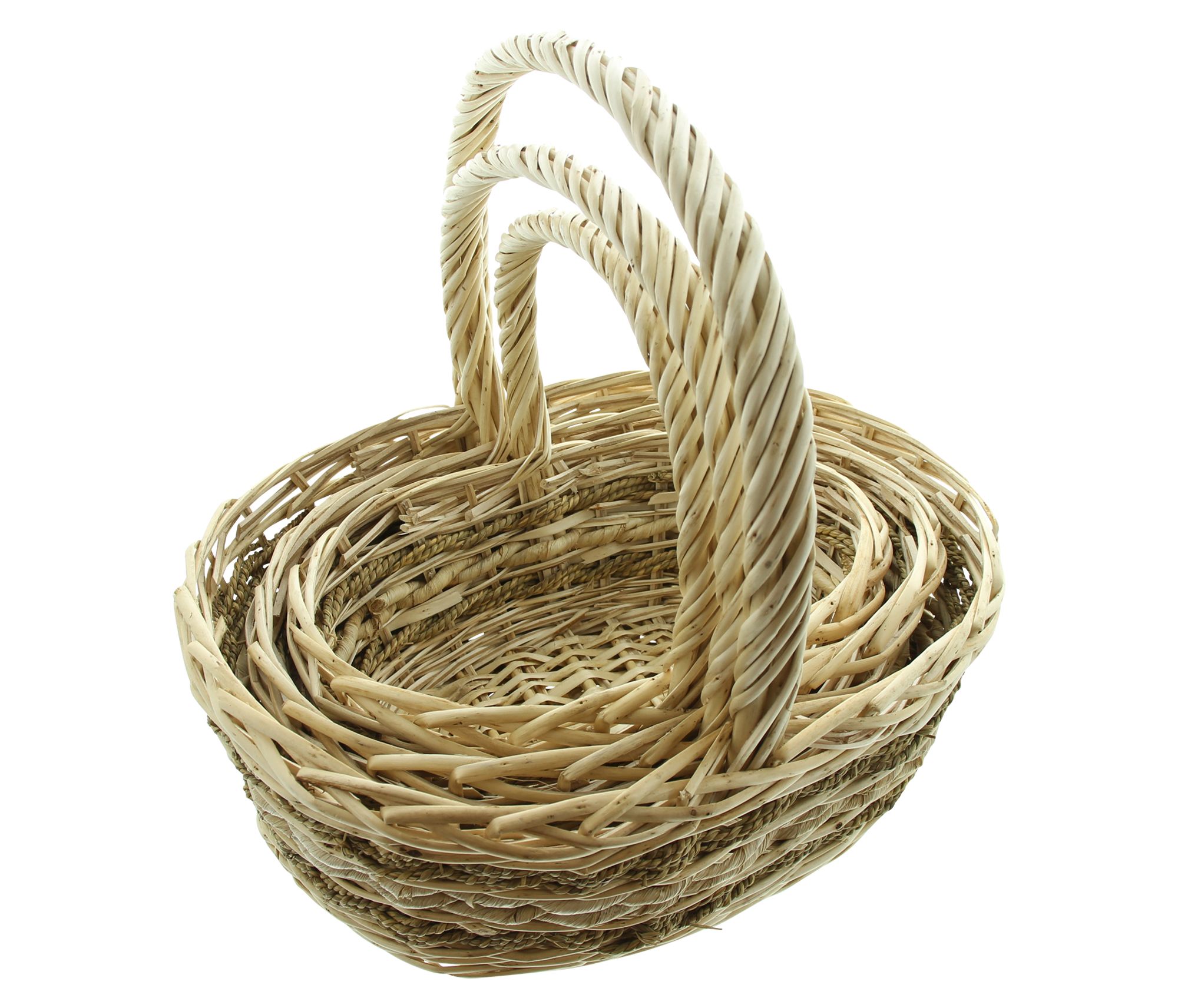 Bügelkorb "Seegras", 3er Set im Frank Flechtwaren Online Shop für Präsentkörbe kaufen Bügelkorb "Seegras", 3er Set im Frank Flechtwaren Online Shop für Präsentkörbe kaufen