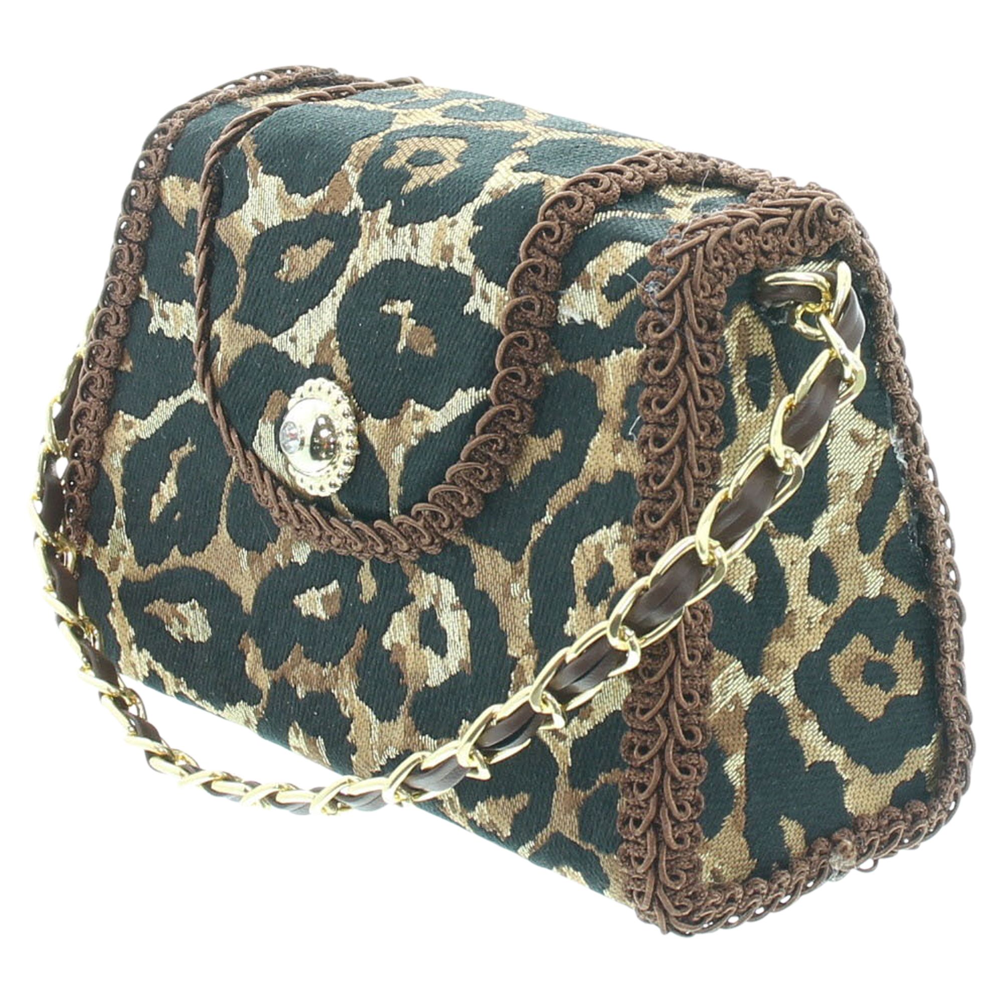 Deko-Hänger "Leo-Täschchen"  im Frank Flechtwaren Online Shop für Animal Print kaufen