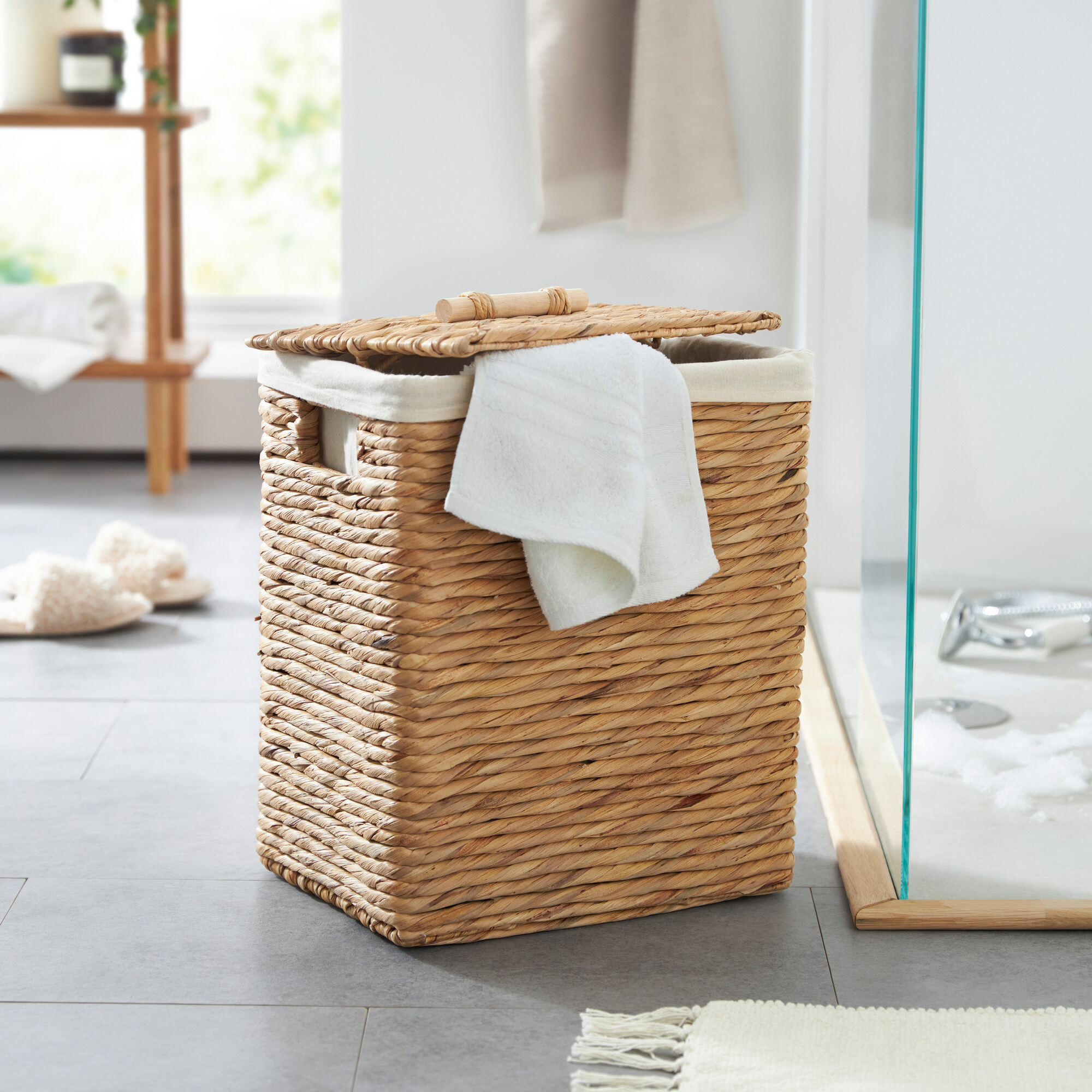 Wäschekorb "Wasserhyazinthe"  im Frank Flechtwaren Online Shop kaufen
