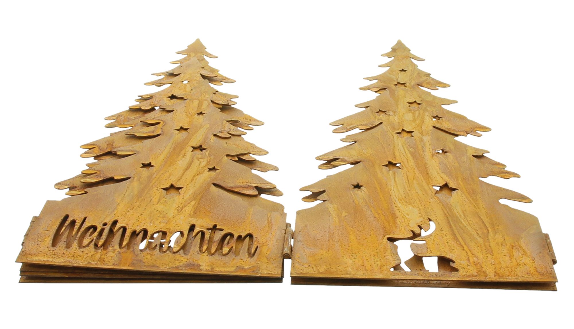 Wald "Frohe Weihnachten"  im Frank Flechtwaren Online Shop für Tannenbäume kaufen