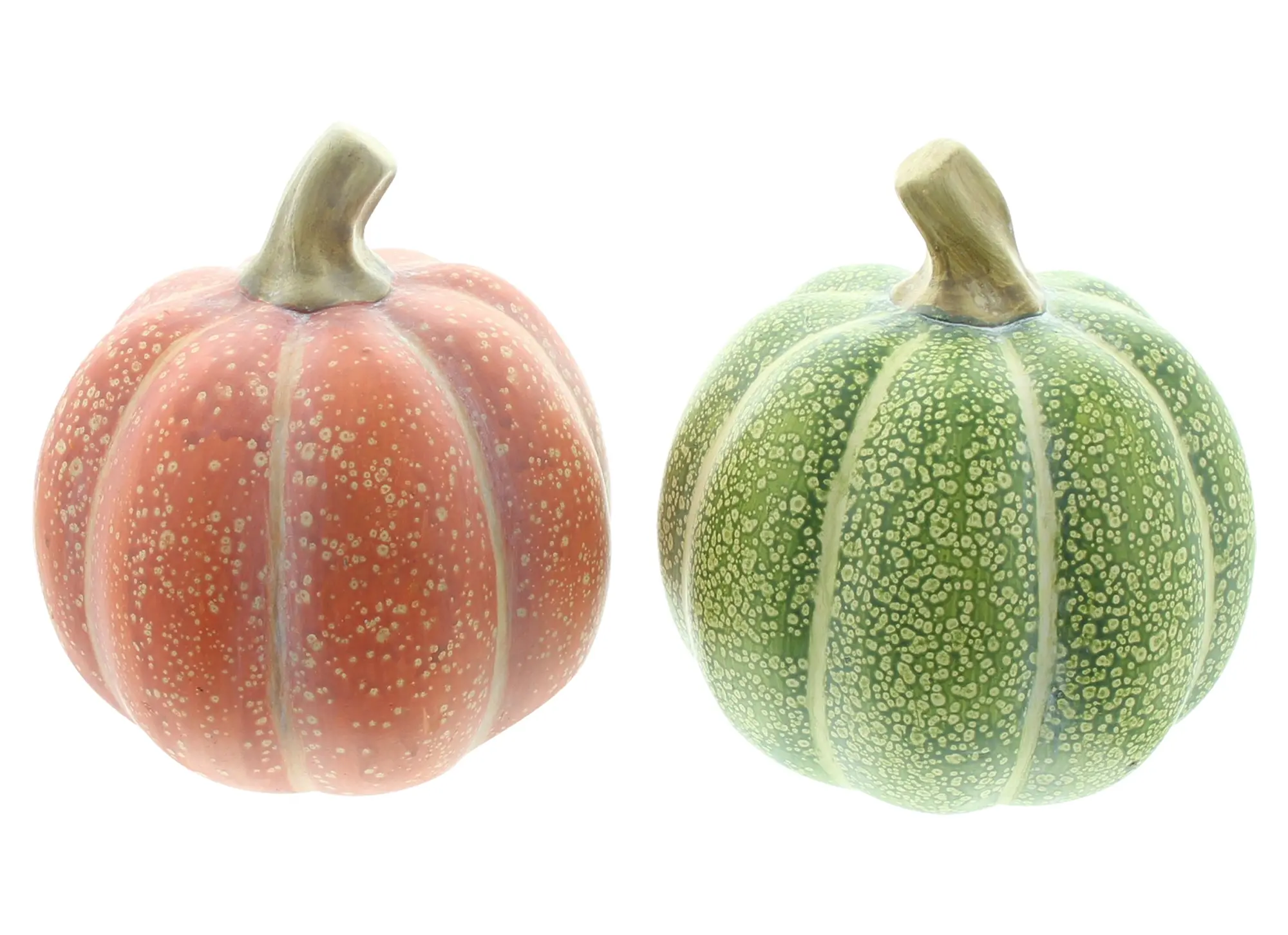Kürbis "Orange &amp; Grün", 2er Set  im Frank Flechtwaren Online Shop kaufen