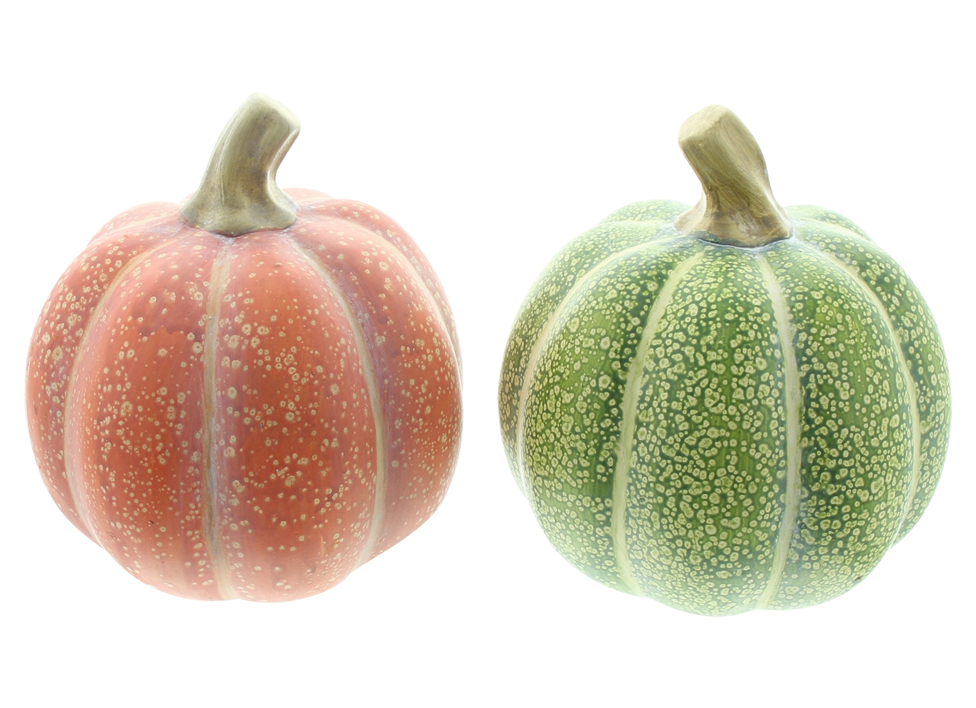 Kürbis "Orange &amp; Grün", 2er Set  im Frank Flechtwaren Online Shop kaufen