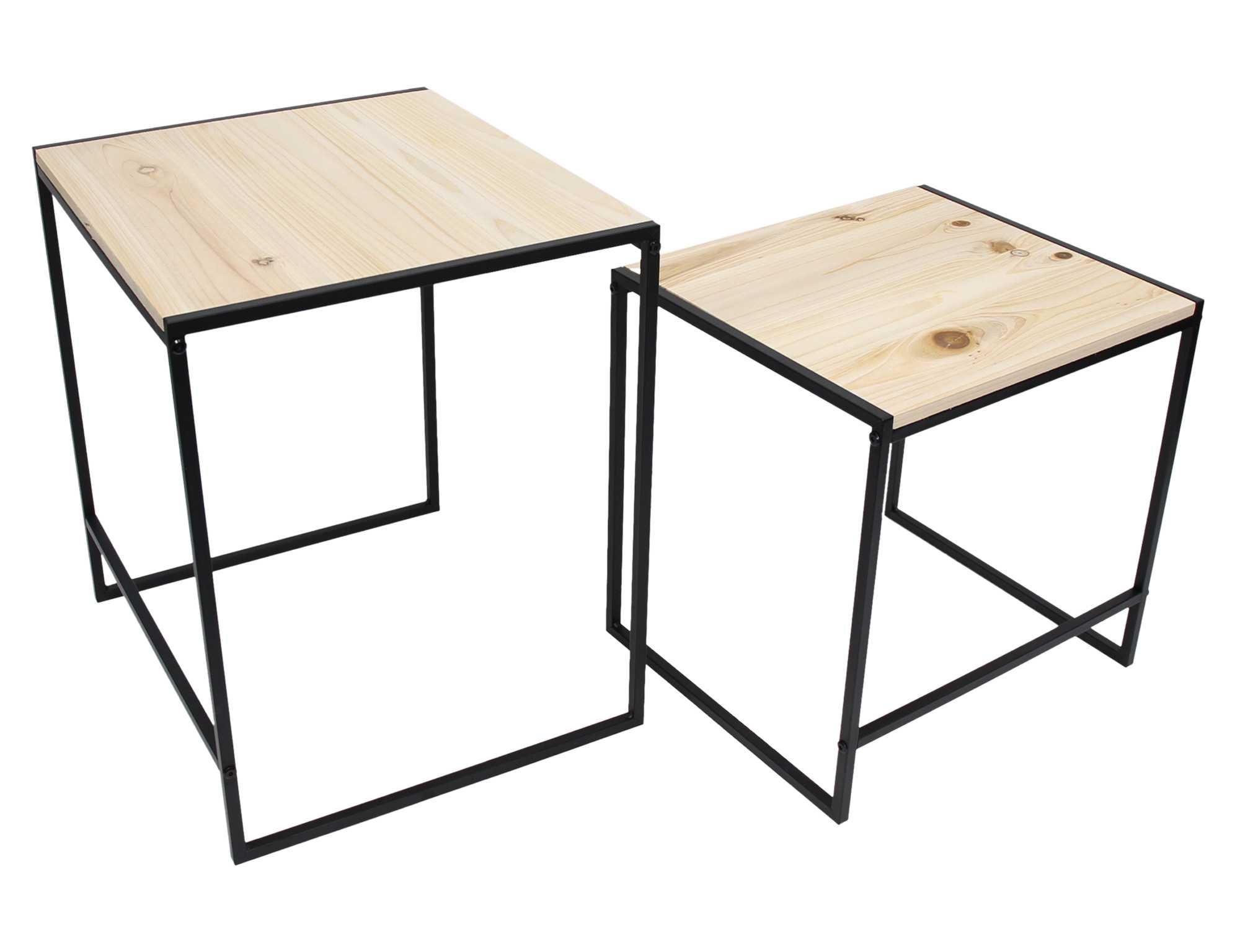 Acheter Lot de 2 tables d'appoint "moderne" dans la boutique en ligne de Frank Flechtwaren pour Noël Acheter Lot de 2 tables d'appoint "moderne" dans la boutique en ligne de Frank Flechtwaren pour Noël