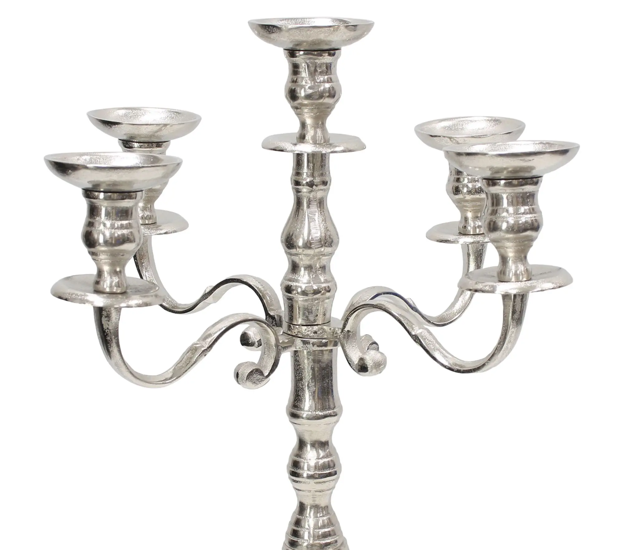 Kerzenleuchter "Argentum"  im Frank Flechtwaren Online Shop für Metallic Glam kaufen