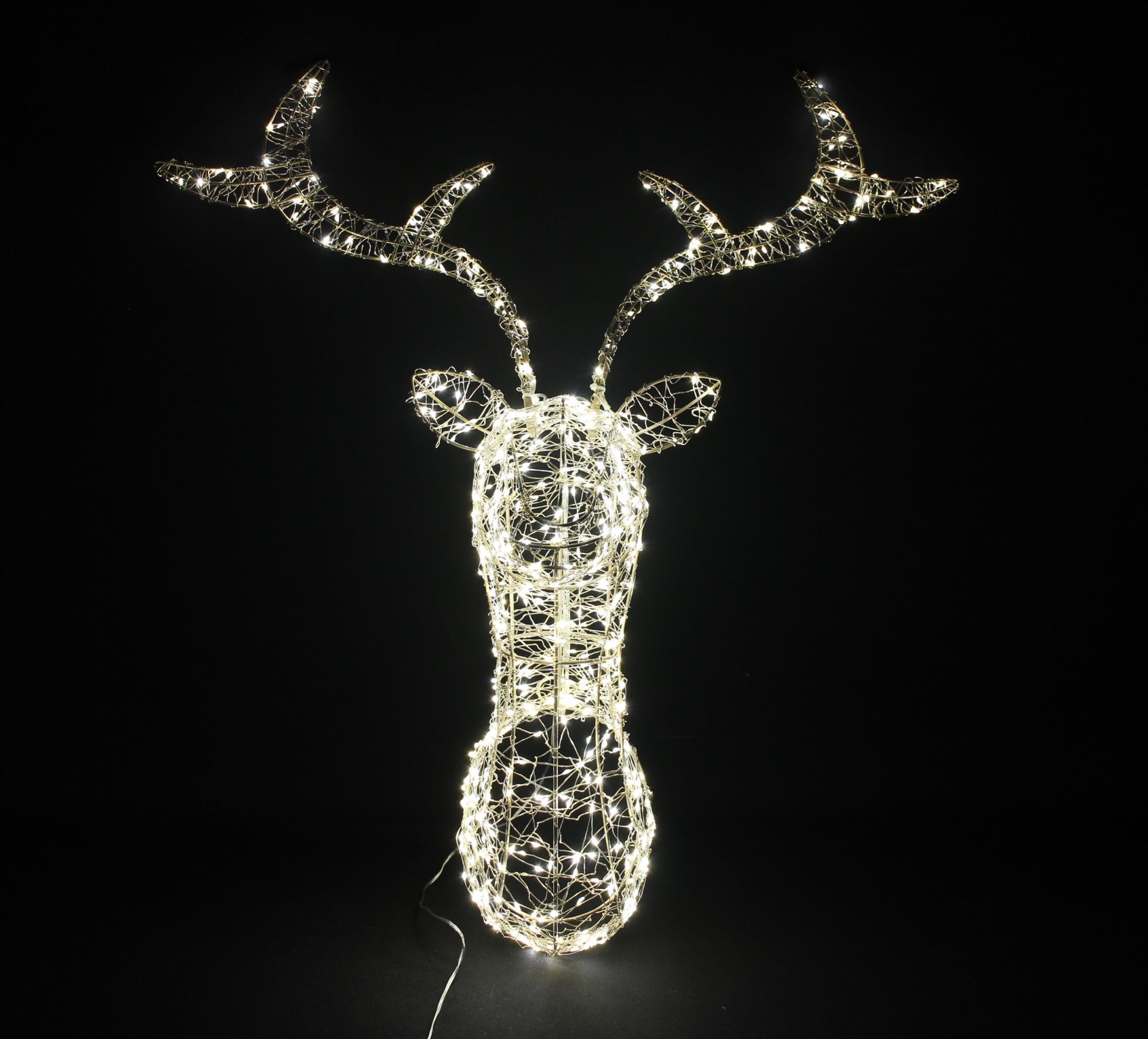 LED-Wanddeko "Hirschkopf"  im Frank Flechtwaren Online Shop für Wanddeko kaufen