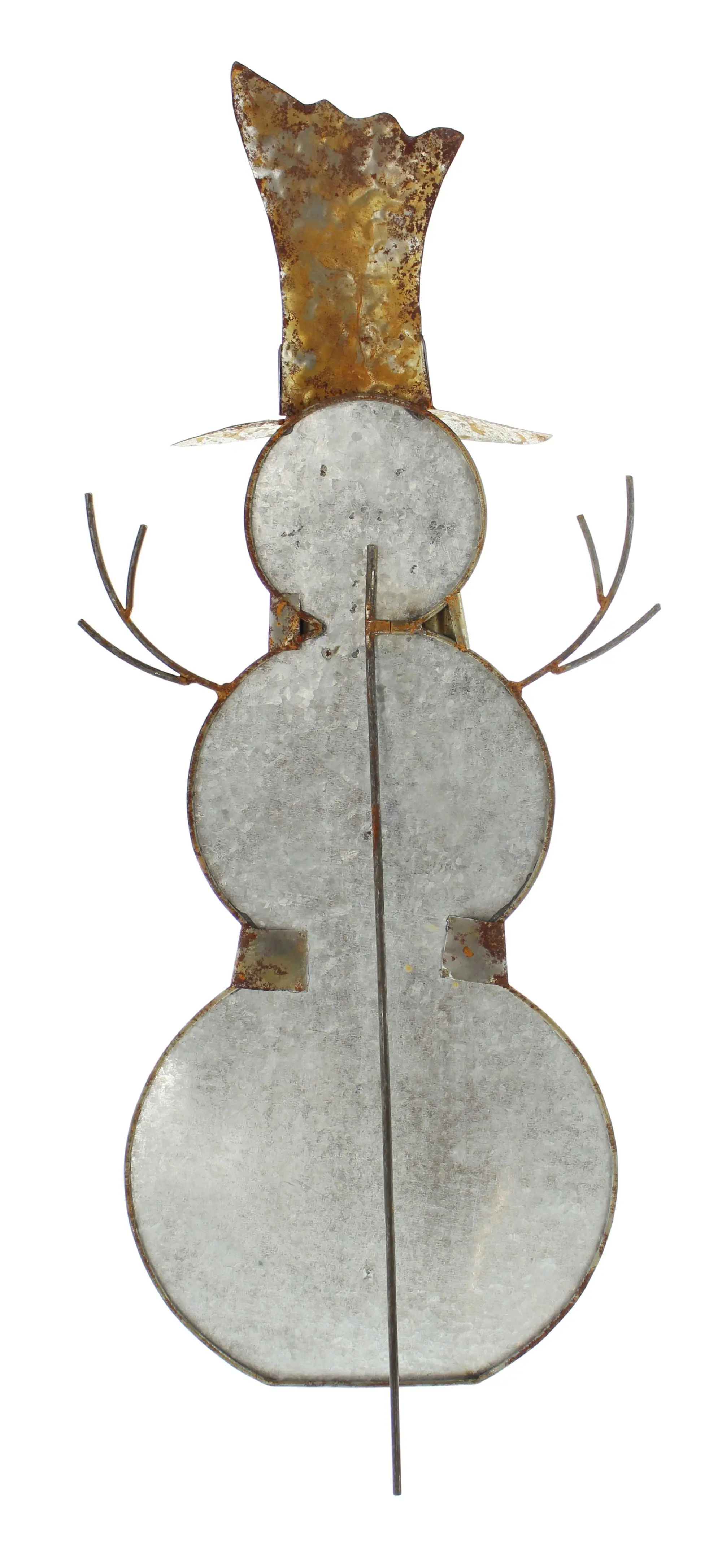 Metallfigur "Schneemann"  im Frank Flechtwaren Online Shop für Weihnachten kaufen